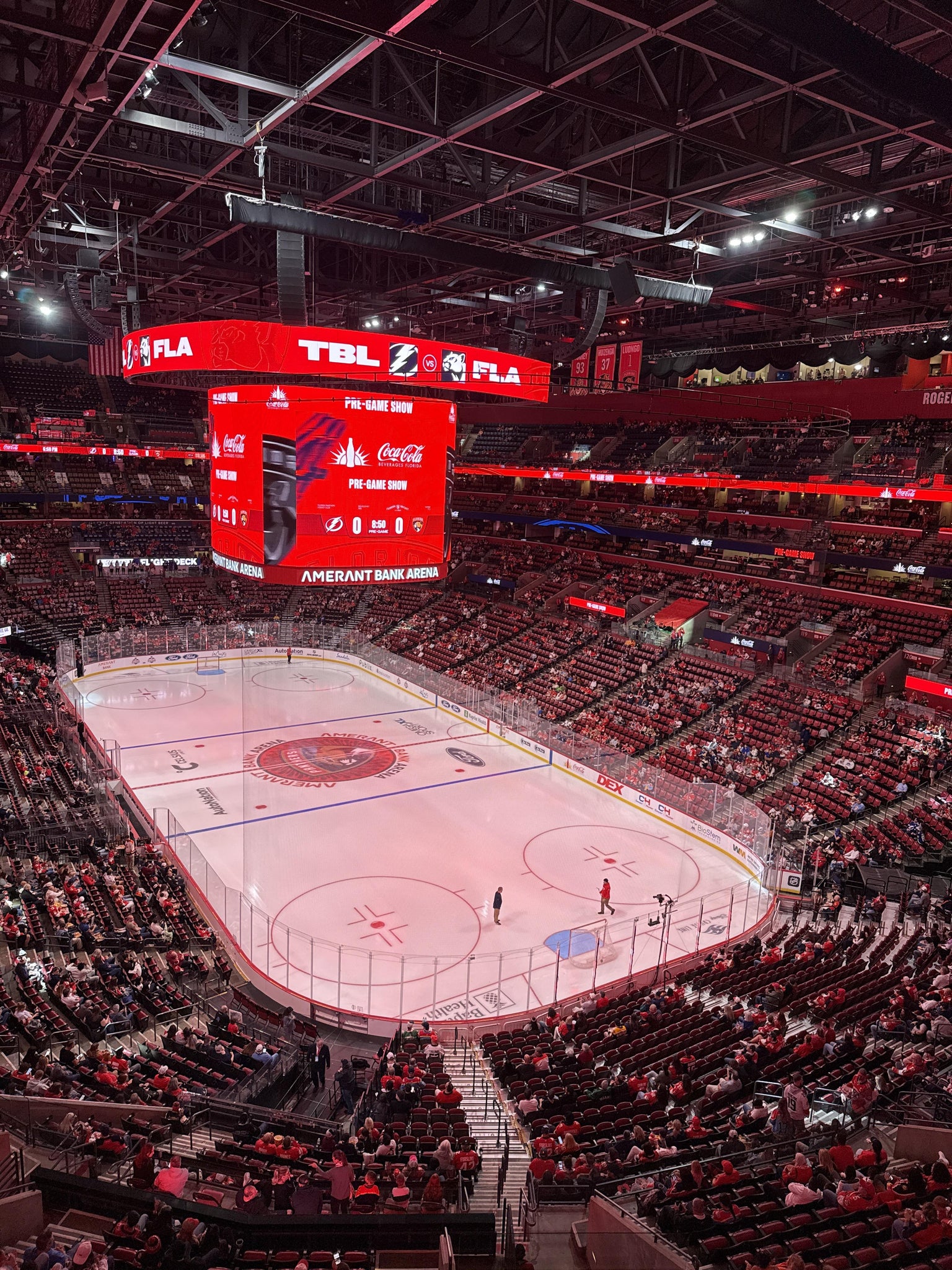 Real Fan View taken from Section 329 at Amerant Bank Arena by James I