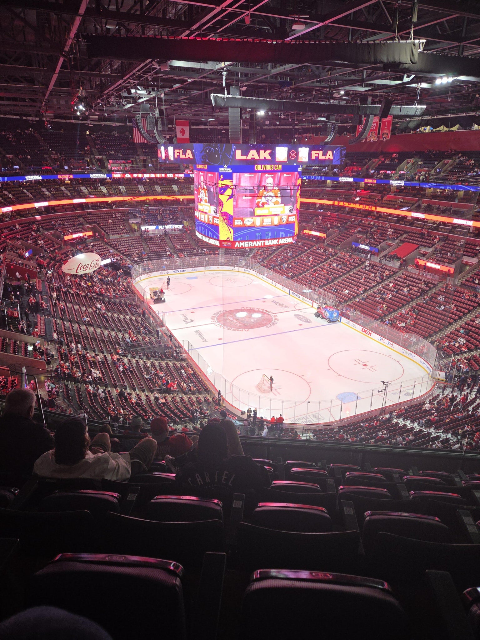 Real Fan View taken from Section 329 at Amerant Bank Arena by Tami O