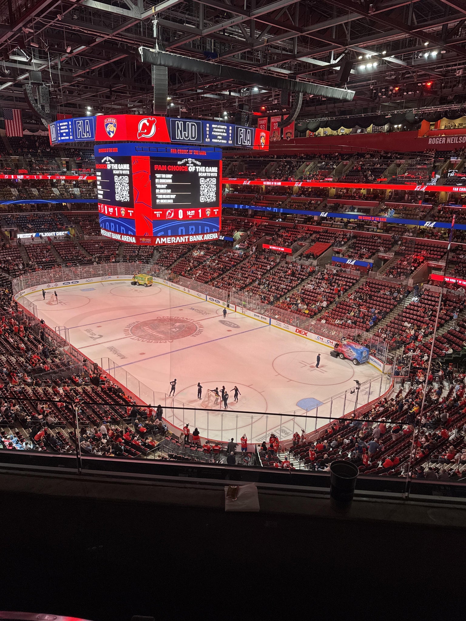 Real Fan View taken from Section 330 at Amerant Bank Arena by Gia H