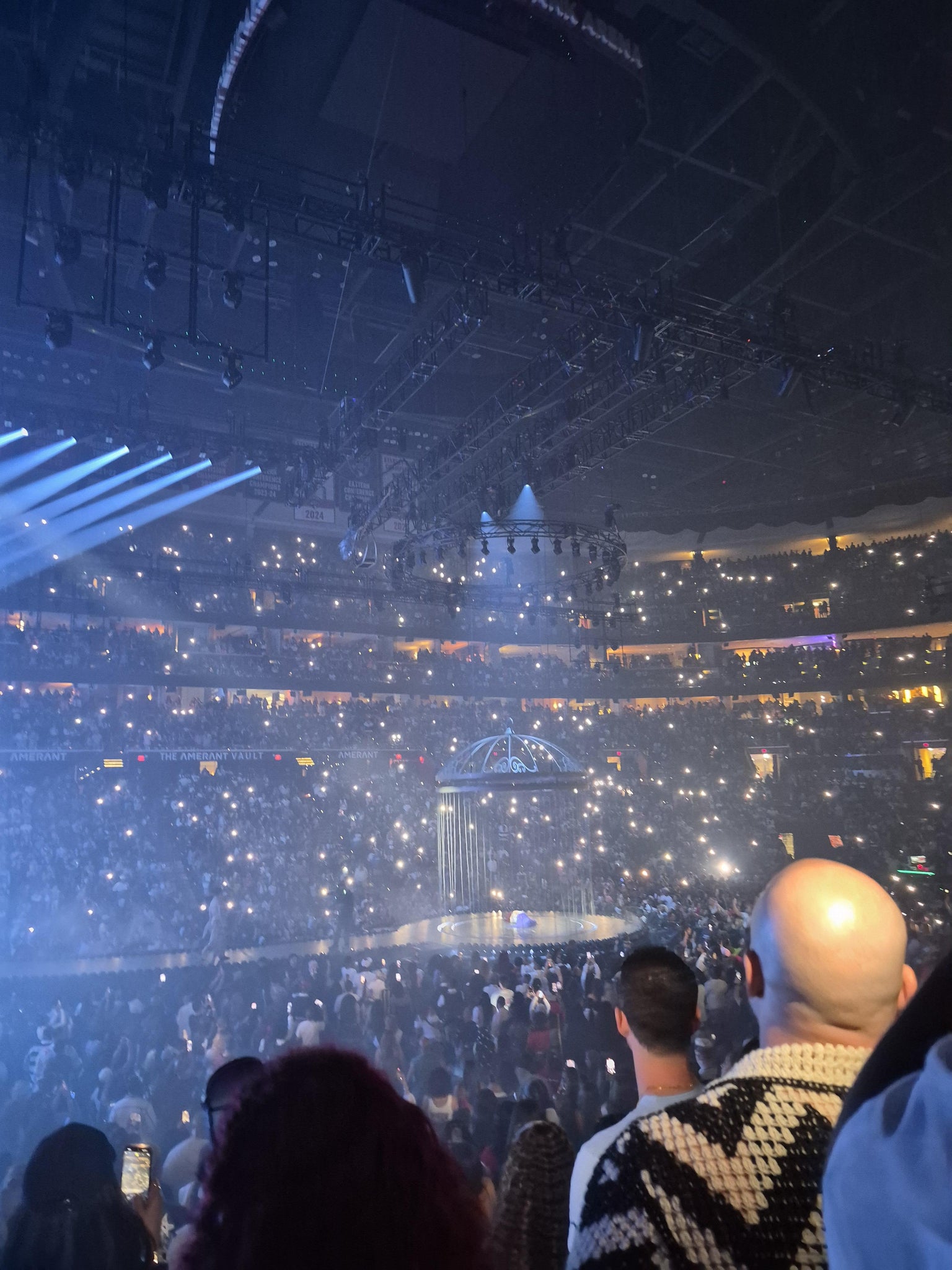 Real Fan View taken from Section 331 at Amerant Bank Arena by Seneica M