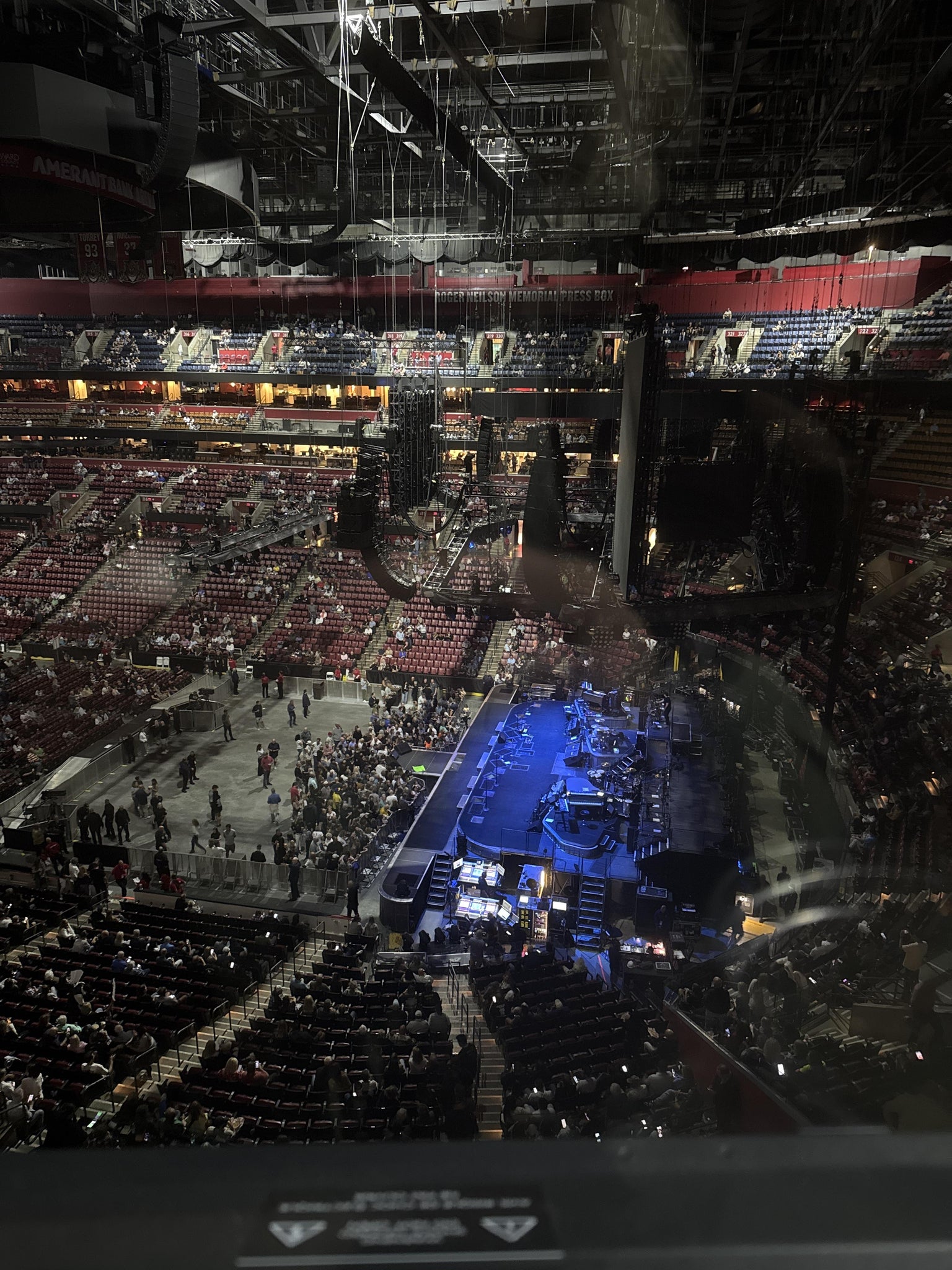 Real Fan View taken from Section 332 at Amerant Bank Arena by Coleen F