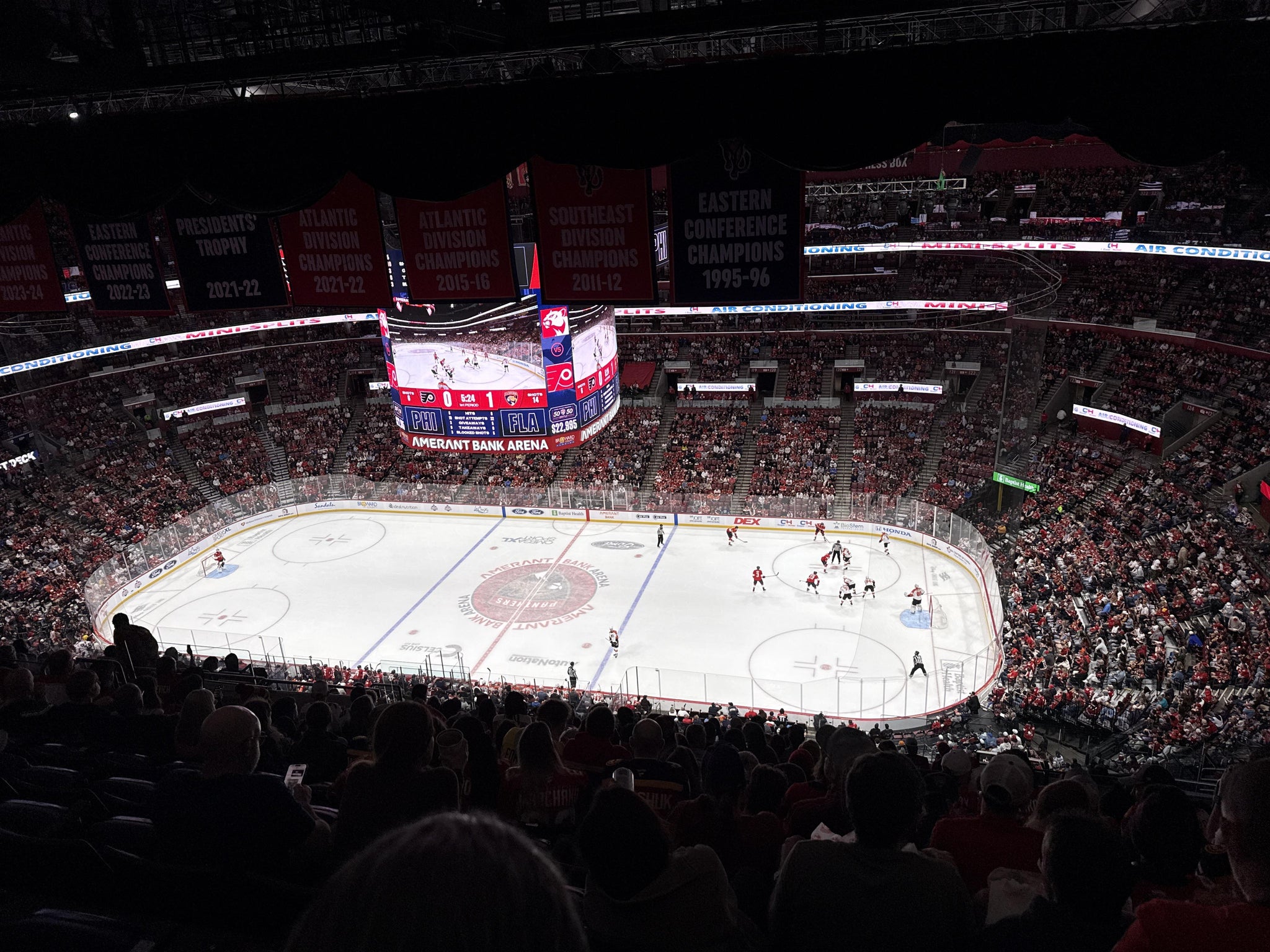 Real Fan View taken from Section 333 at Amerant Bank Arena by Yevgeniy G