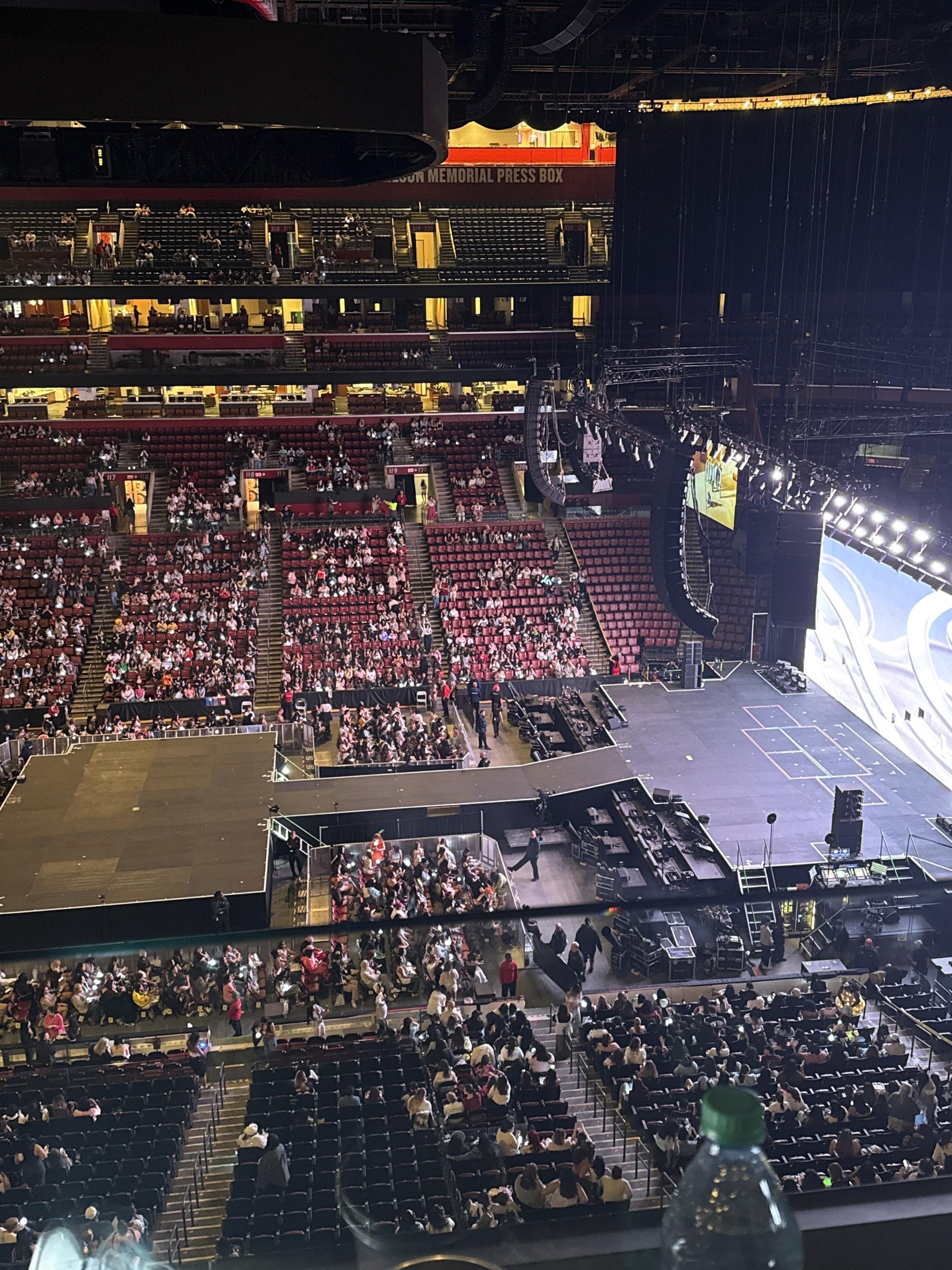 Real Fan View taken from Section 334 at Amerant Bank Arena by April C