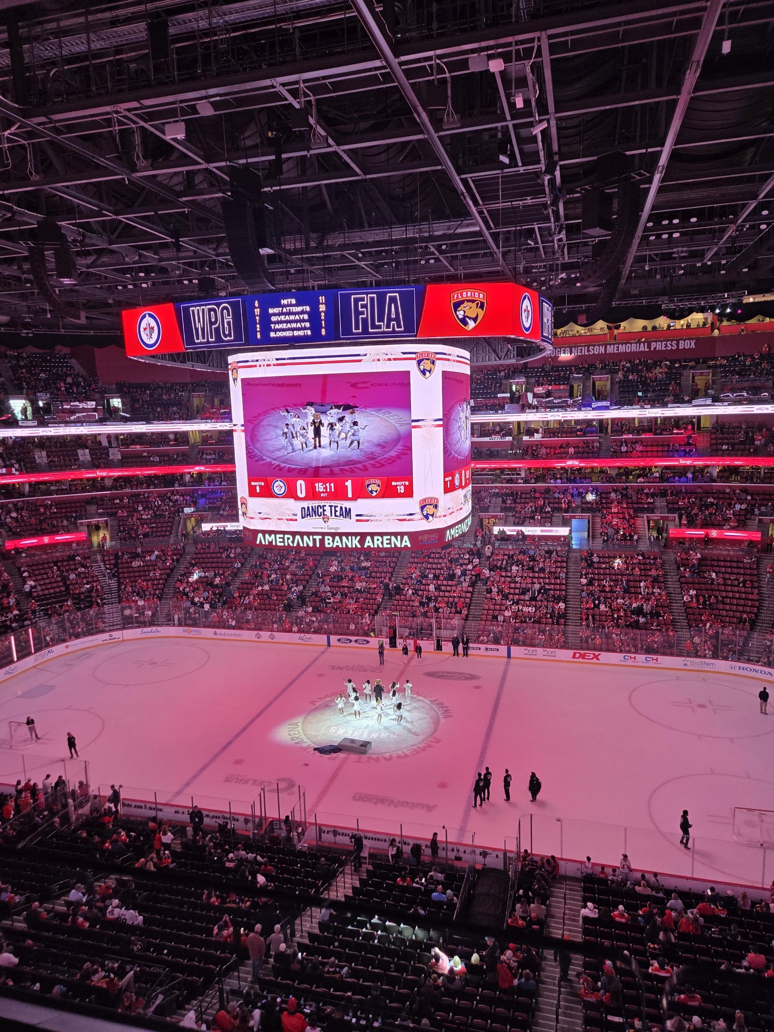 Real Fan View taken from Section 334 at Amerant Bank Arena by Richard D