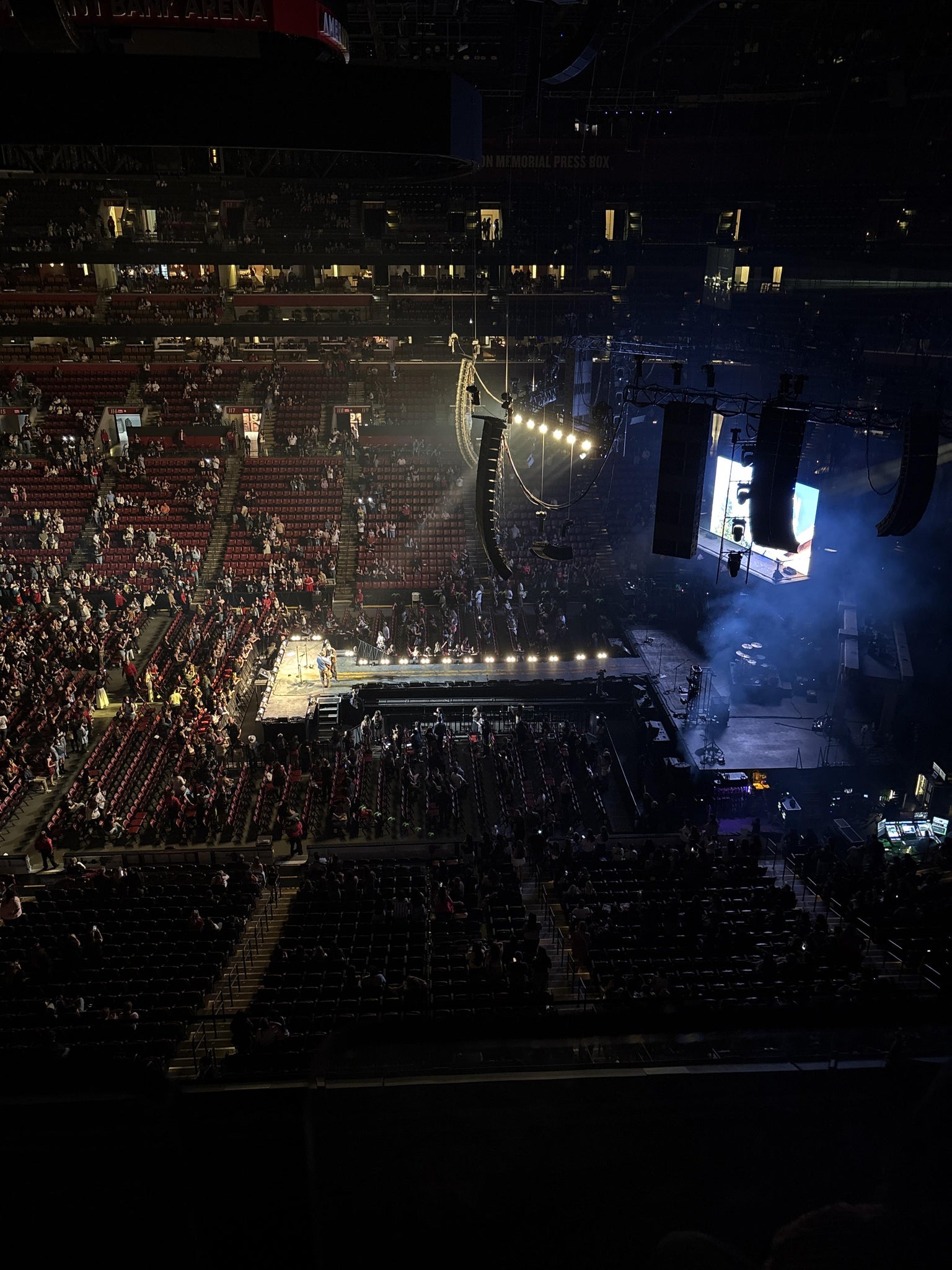 Real Fan View taken from Section 334 at Amerant Bank Arena by Linda F