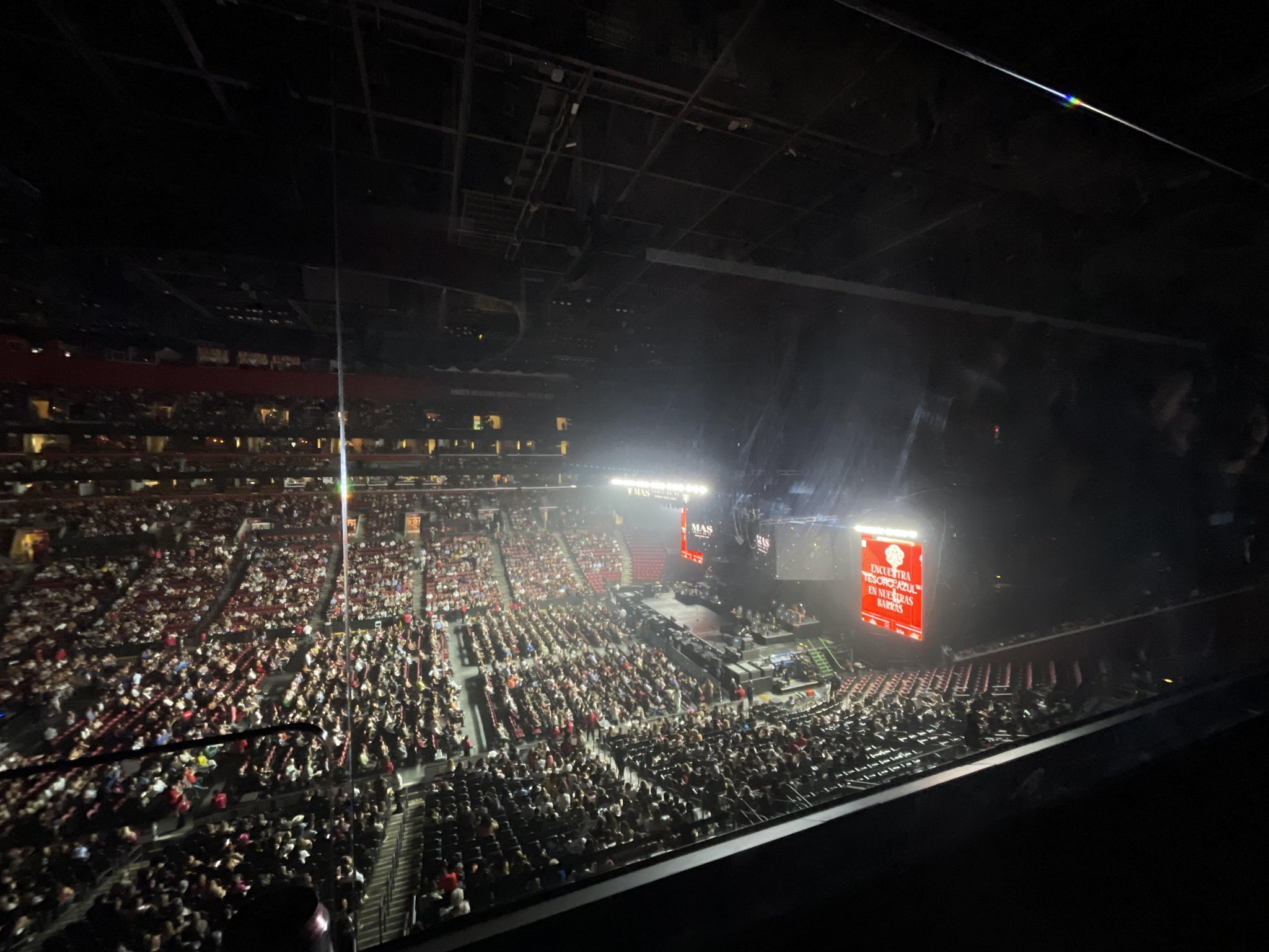 Real Fan View taken from Club 1 at Amerant Bank Arena by Oswaldo C