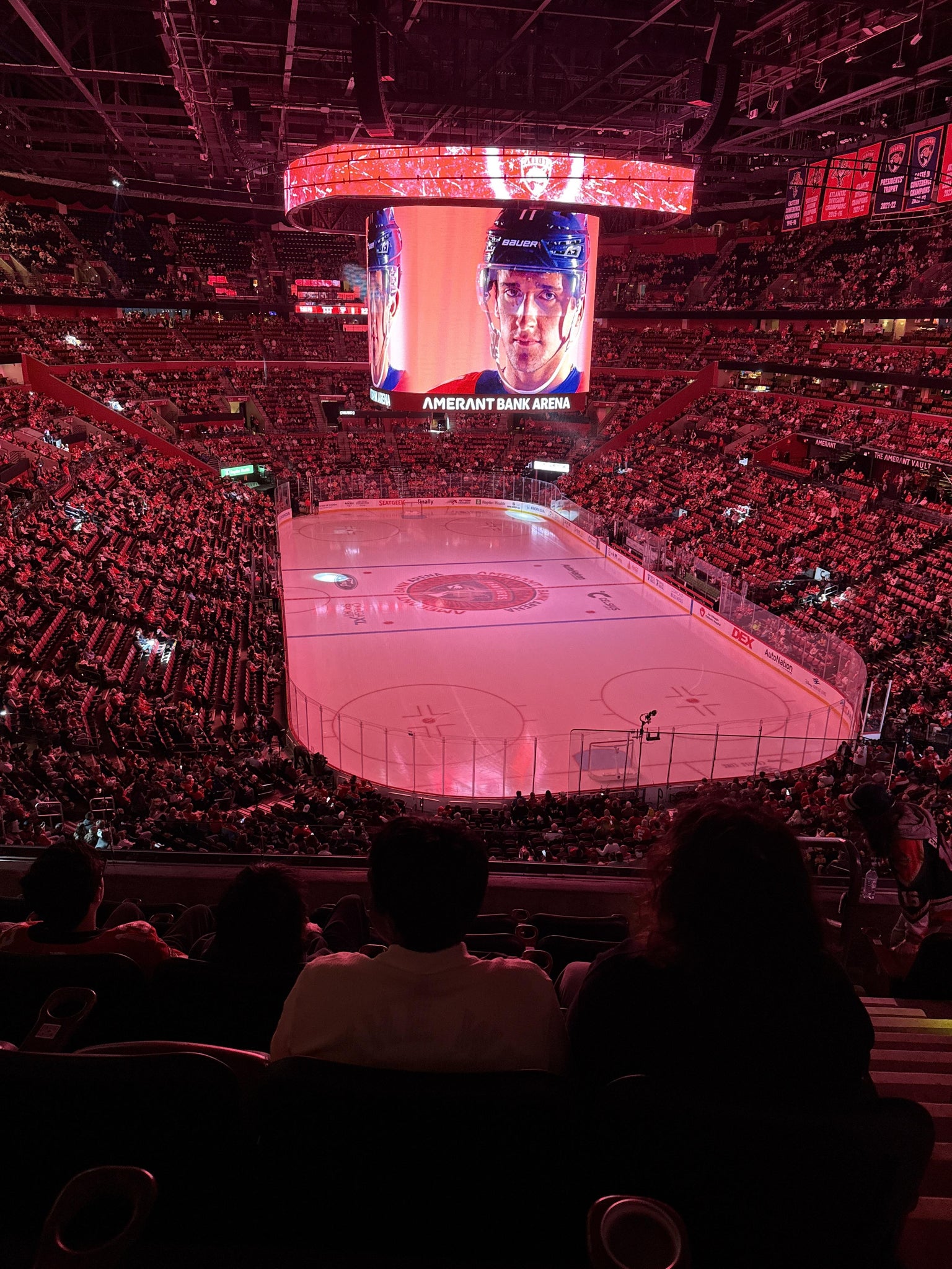 Real Fan View taken from Club 11 at Amerant Bank Arena by Rodolfo V