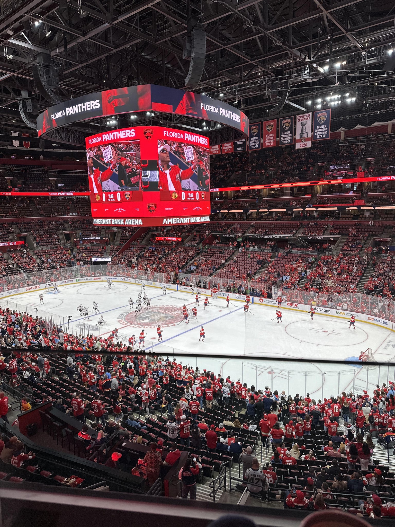 Real Fan View taken from Club 14 at Amerant Bank Arena by Christopher F