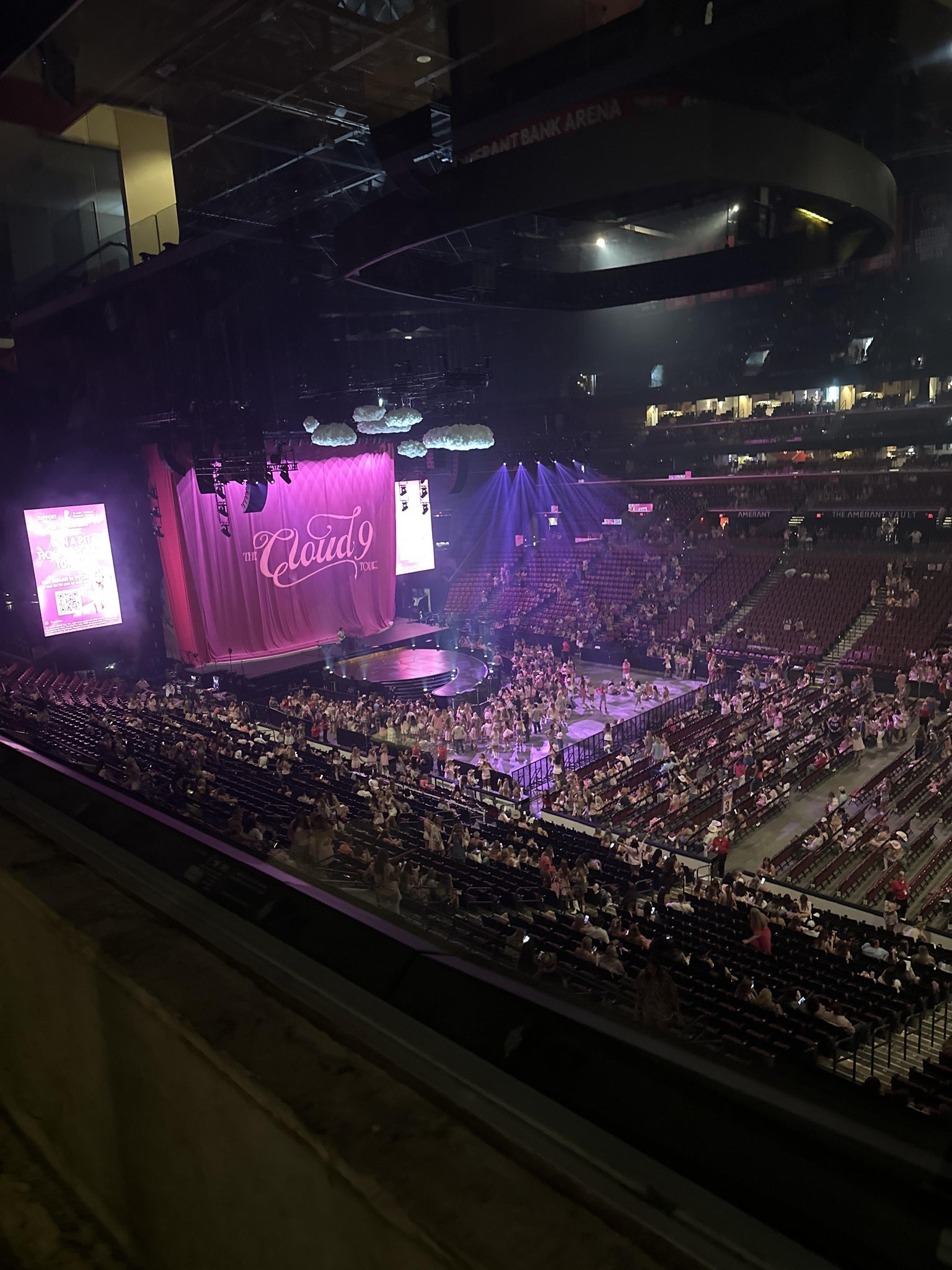 Real Fan View taken from Club 15 at Amerant Bank Arena by Diana V