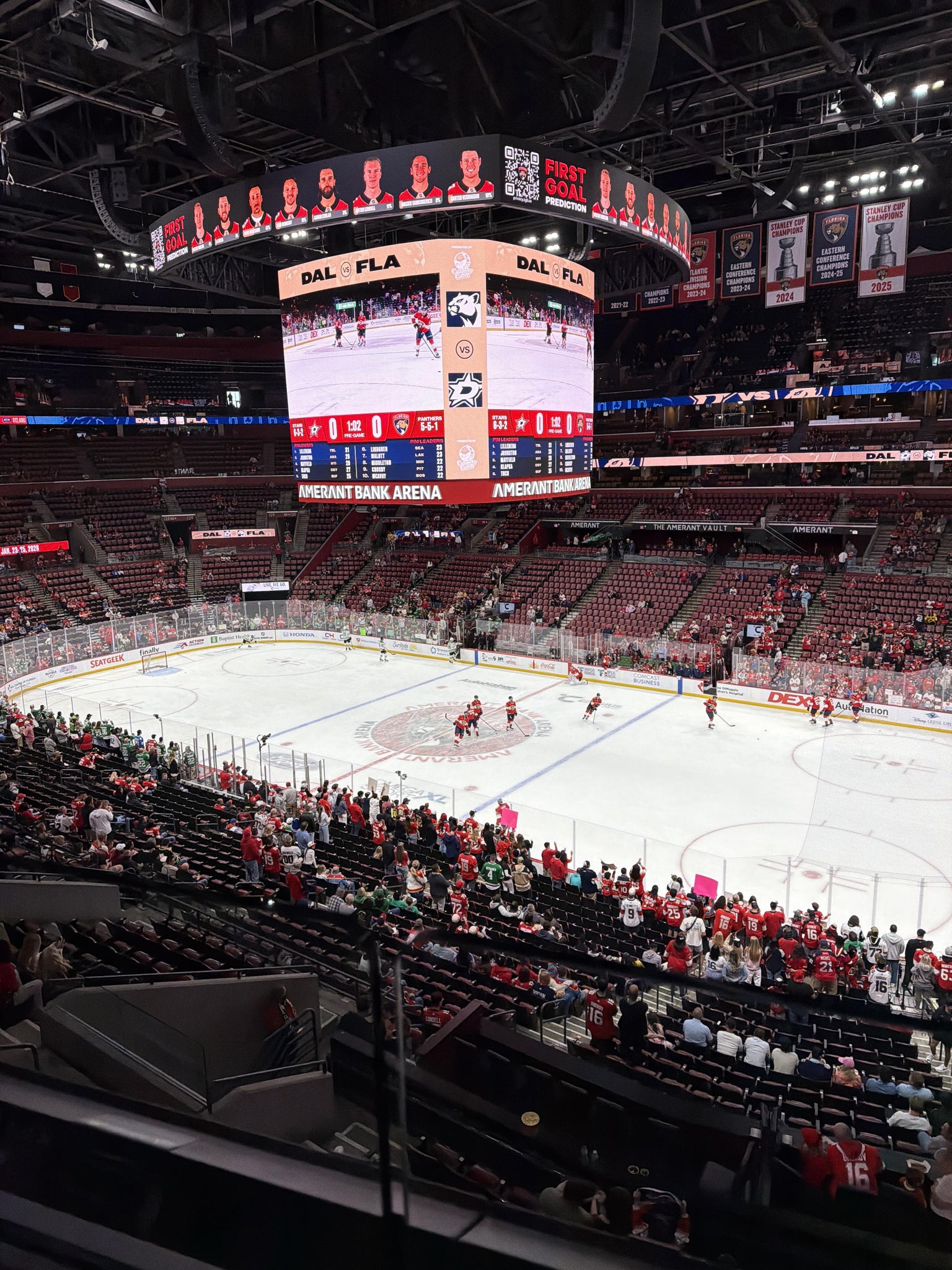Real Fan View taken from Club 15 at Amerant Bank Arena by Jessica H