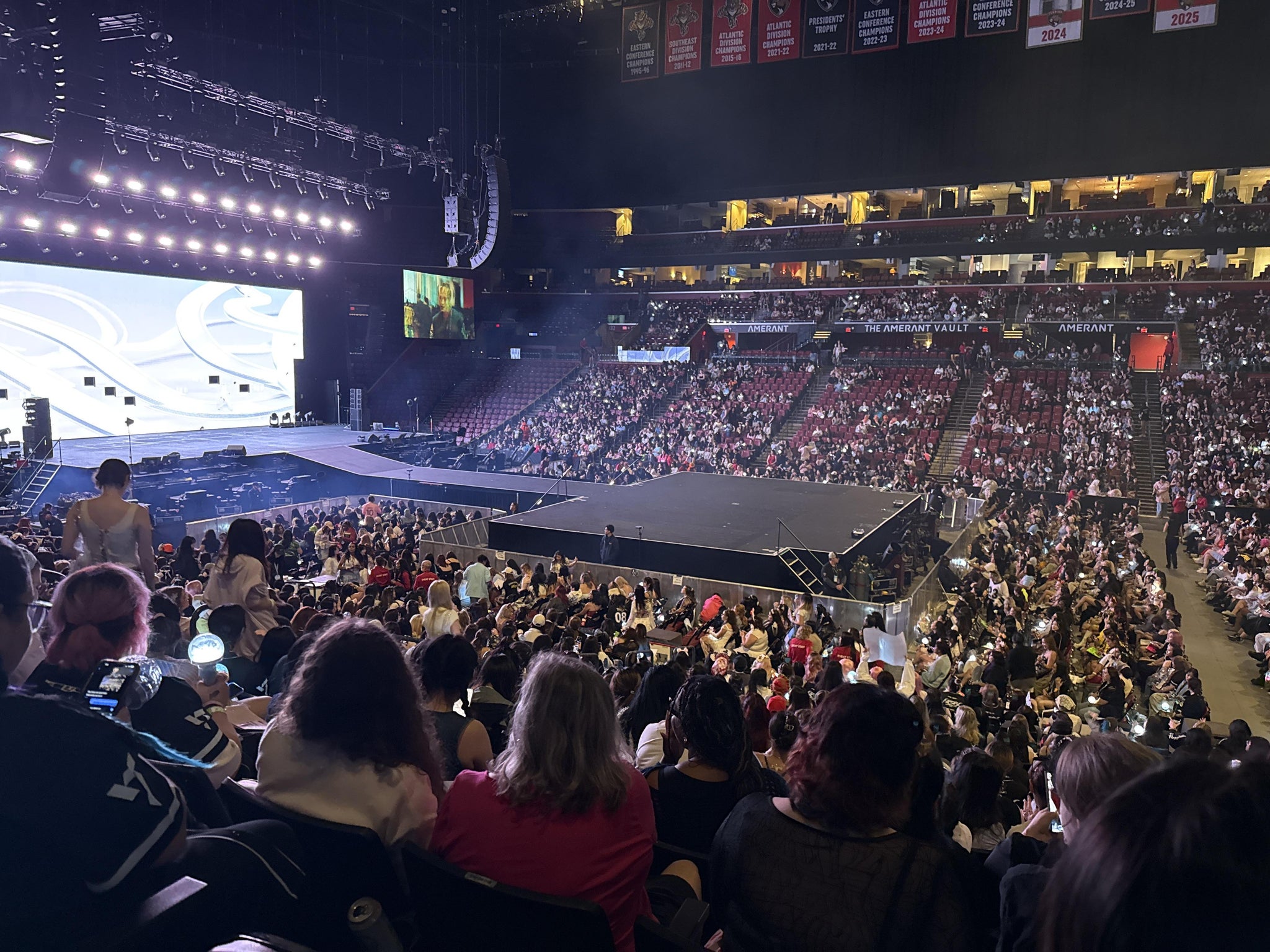Real Fan View taken from Club 15 at Amerant Bank Arena by Matthew N