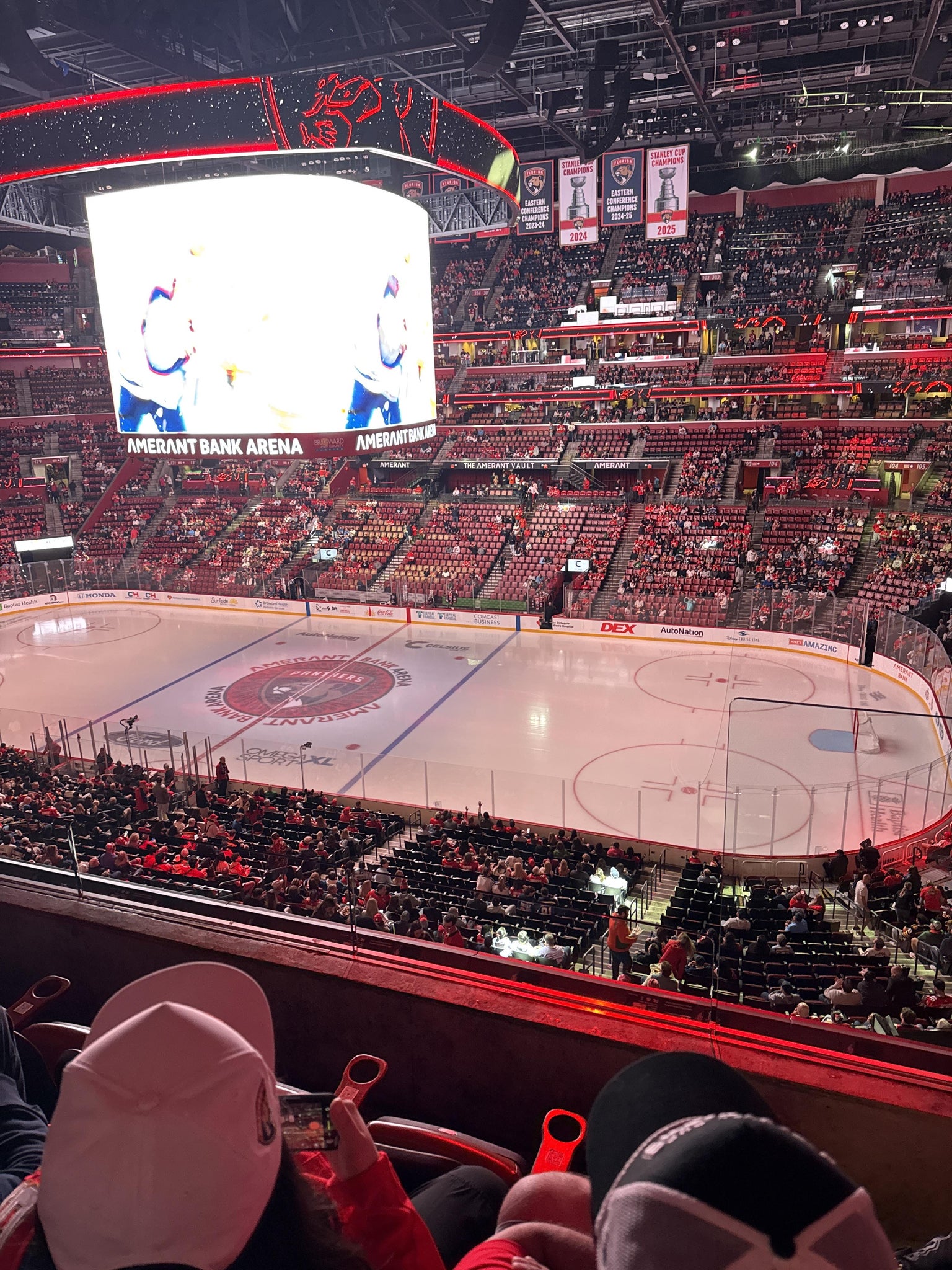Real Fan View taken from Club 16 at Amerant Bank Arena by Frank P
