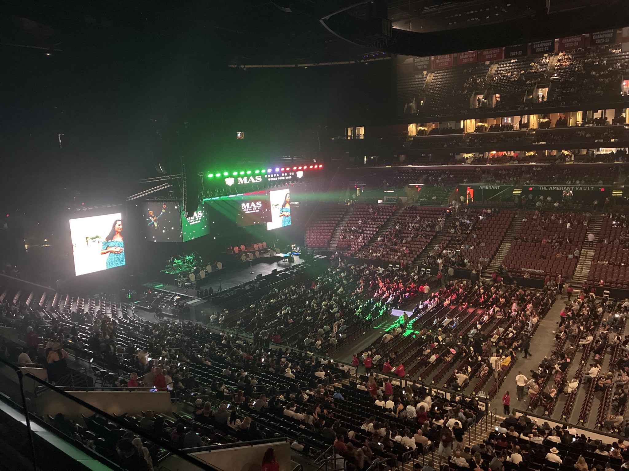 Real Fan View taken from Club 17 at Amerant Bank Arena by Jose H