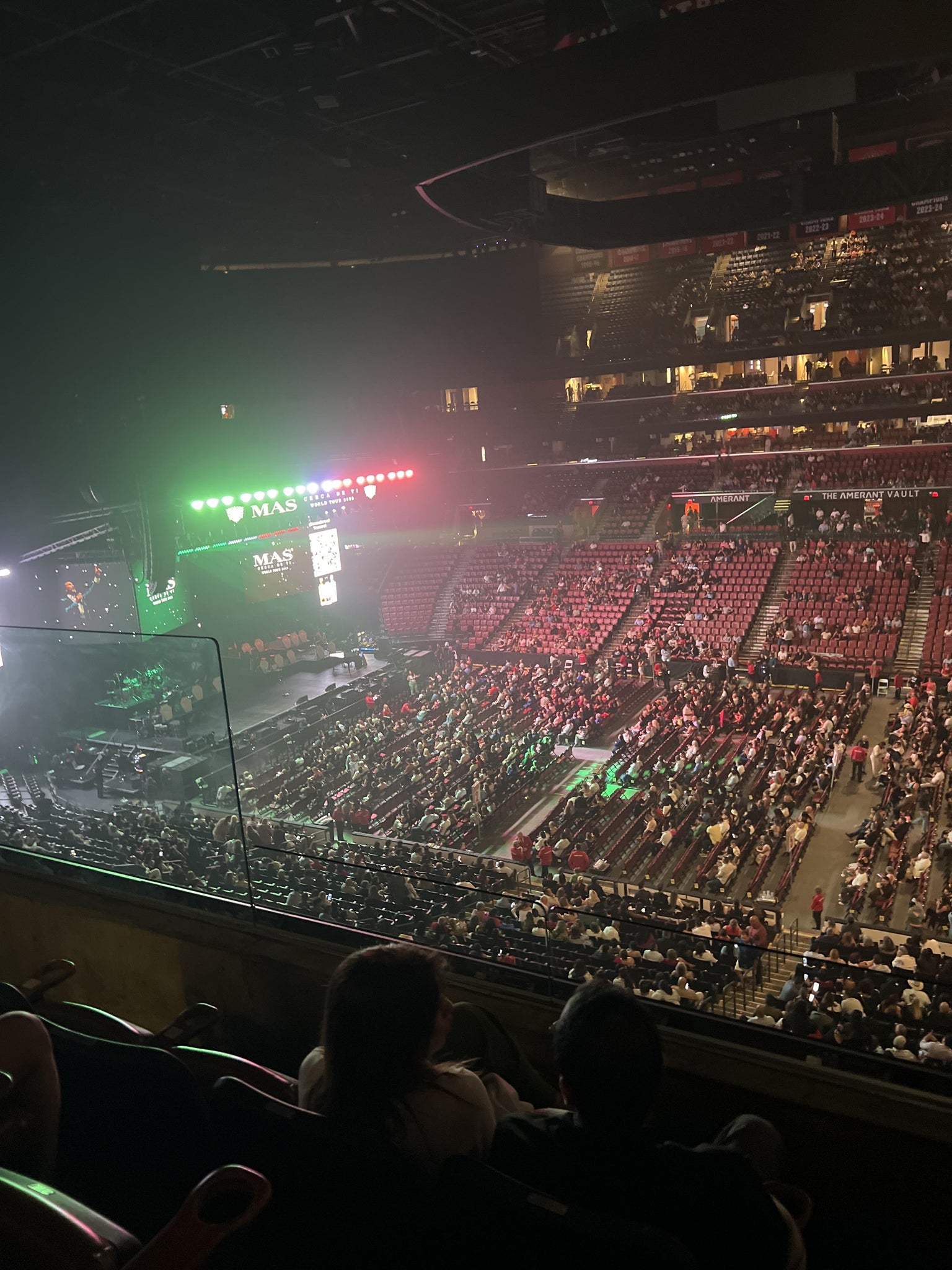 Real Fan View taken from Club 17 at Amerant Bank Arena by Roxana V