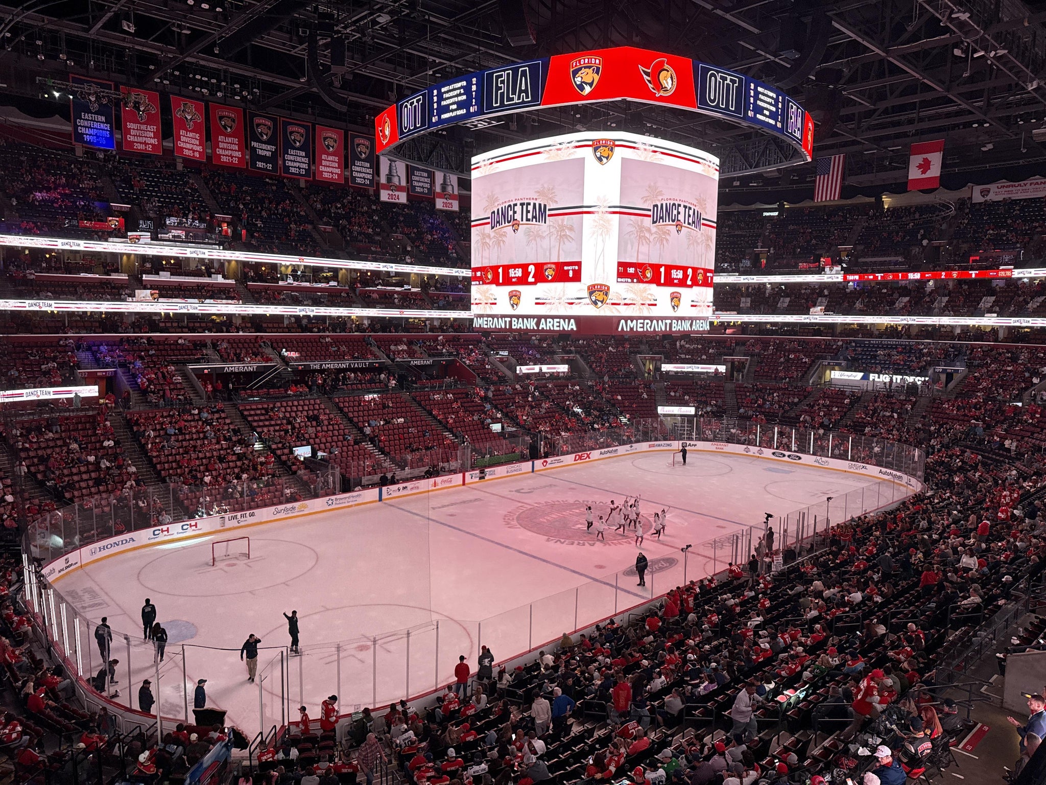 Real Fan View taken from Club 22 at Amerant Bank Arena by Jimy C