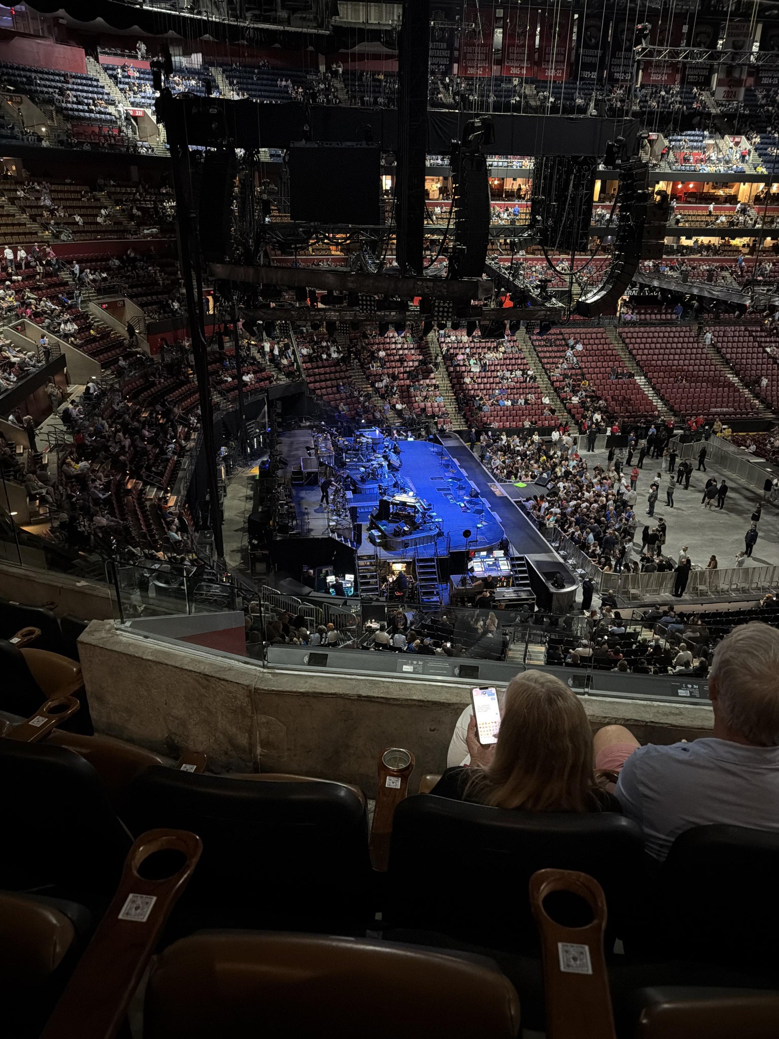 Real Fan View taken from Club 22 at Amerant Bank Arena by Jose C