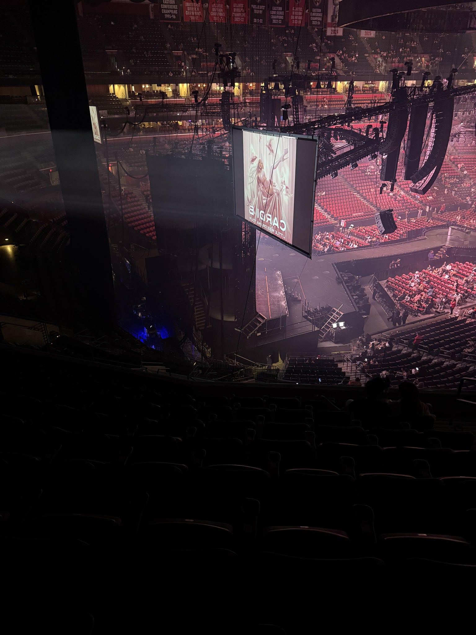 Real Fan View taken from Club 23 at Amerant Bank Arena by Anonymous User