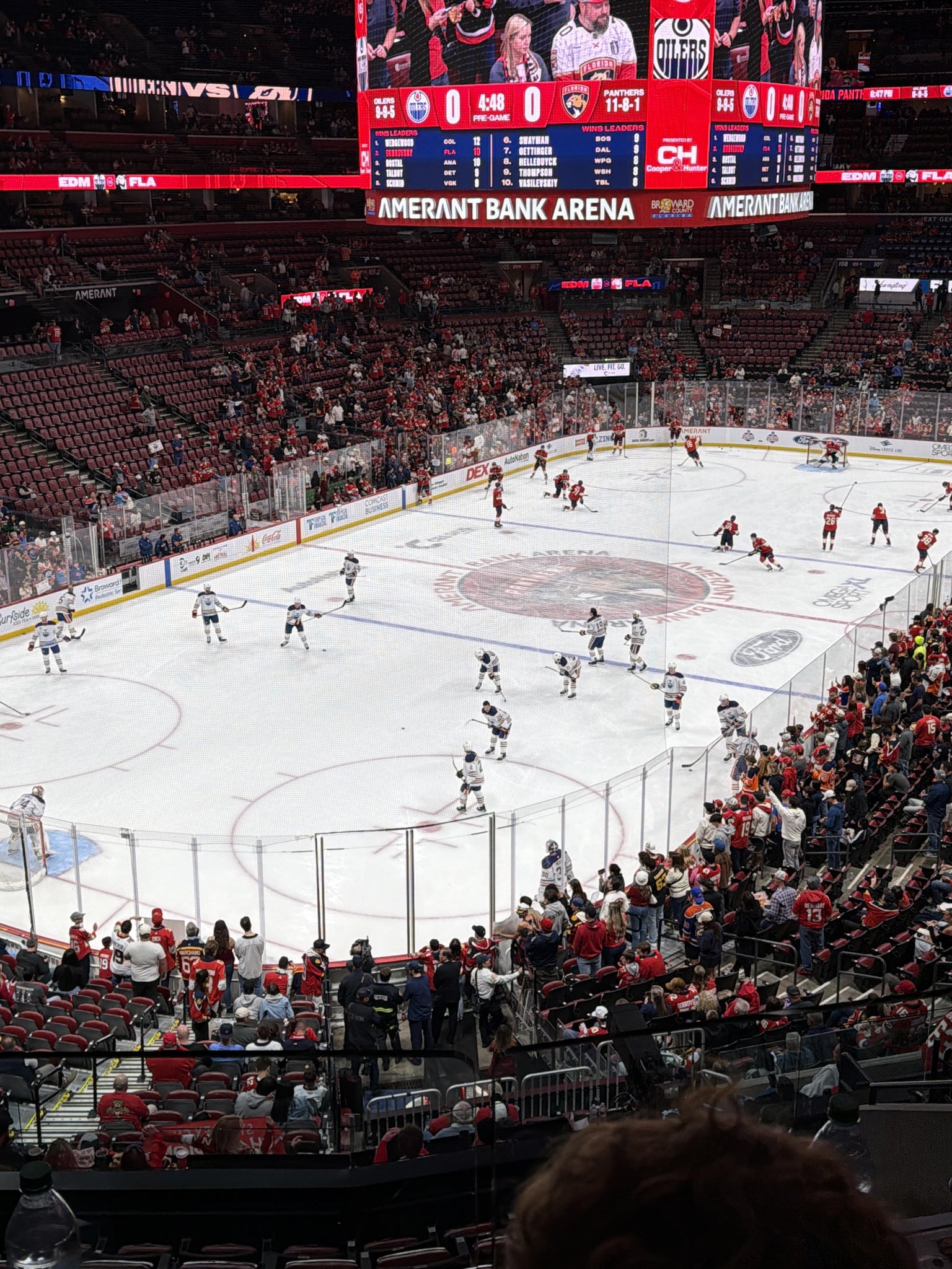 Real Fan View taken from Club 24 at Amerant Bank Arena by Abraham V