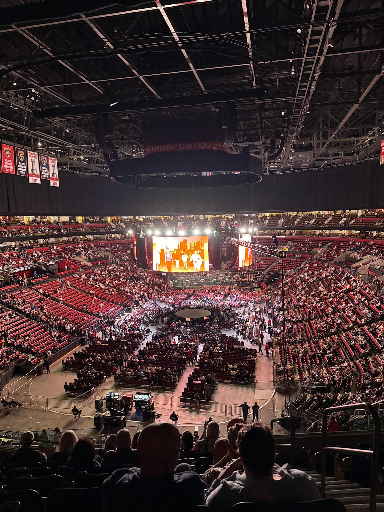 Real Fan View taken from Club 26 at Amerant Bank Arena by Mianna R