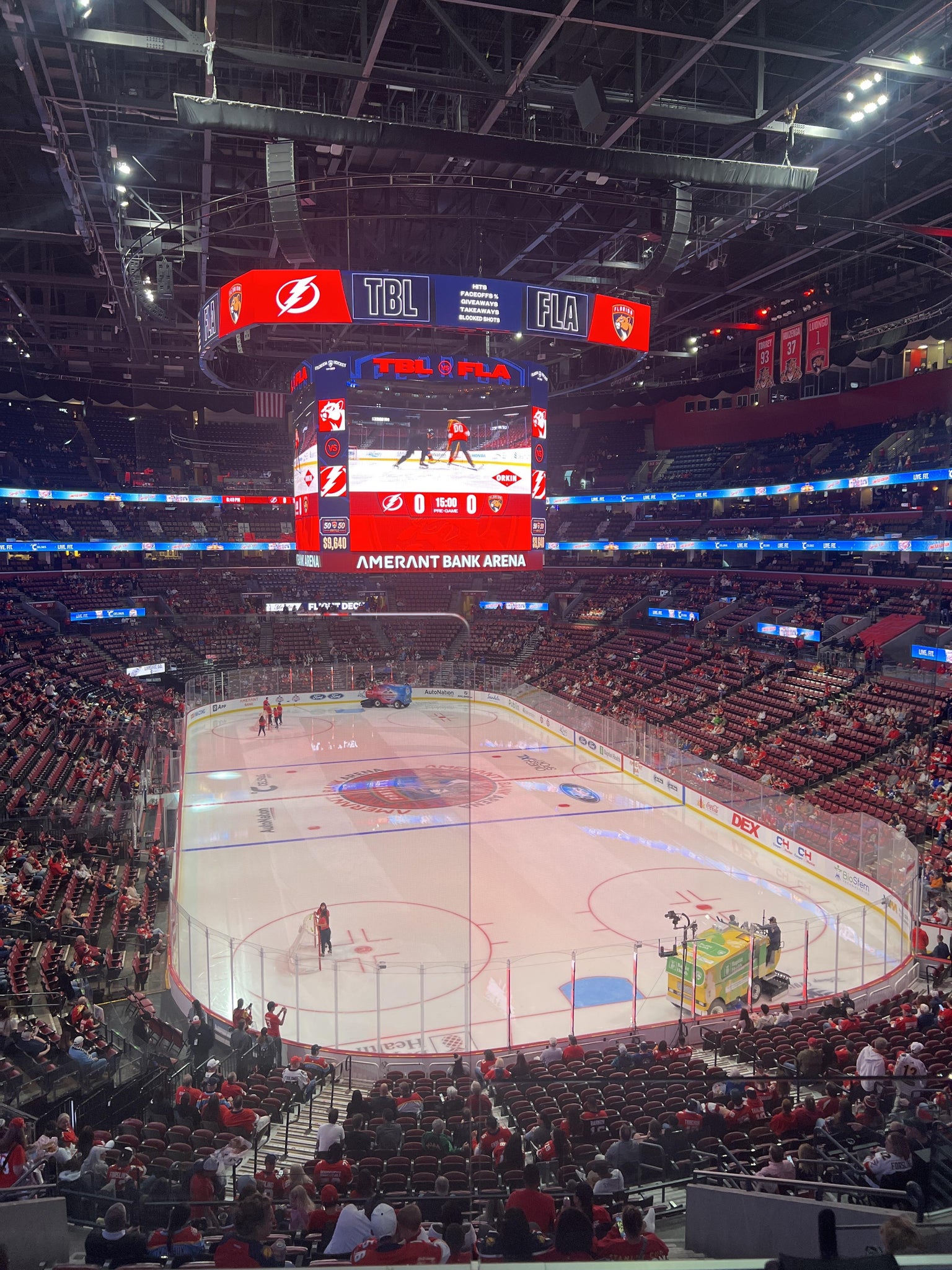 Real Fan View taken from Club 28 at Amerant Bank Arena by Joey C