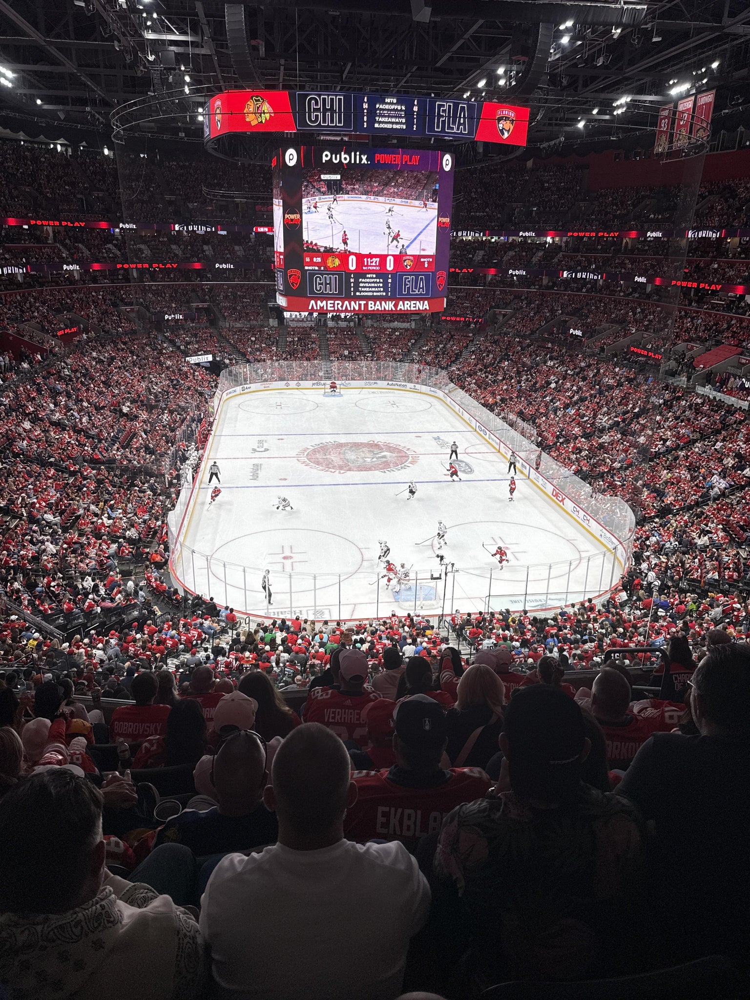 Real Fan View taken from Club 28 at Amerant Bank Arena by Andrew S