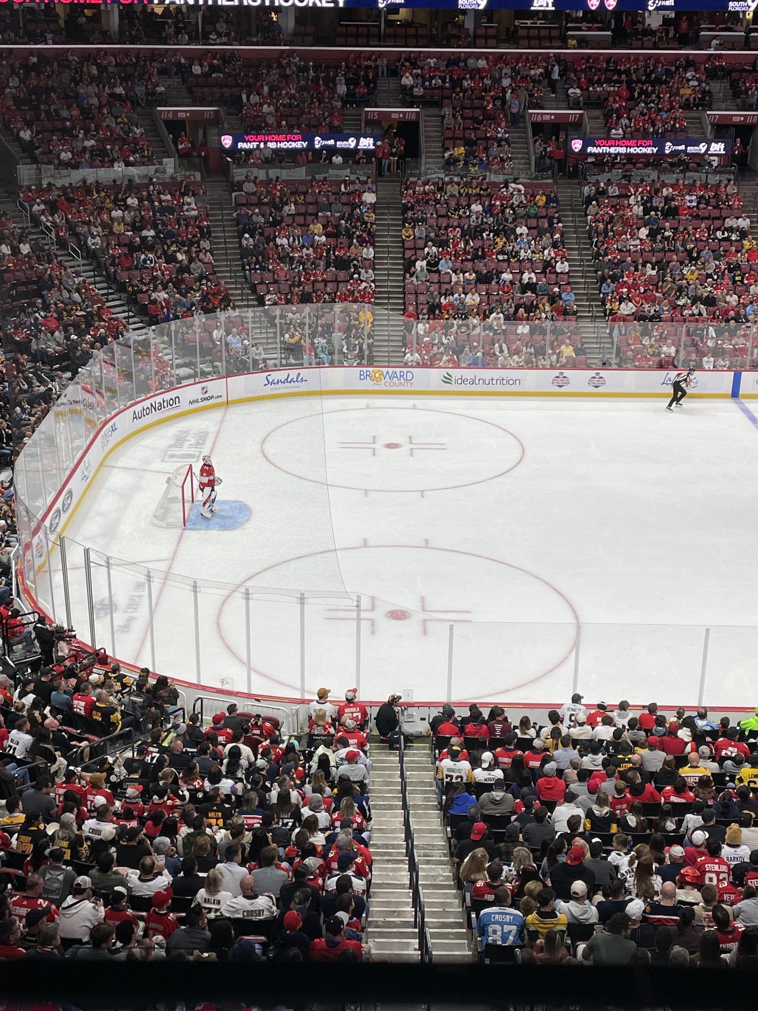 Real Fan View taken from Club 3 at Amerant Bank Arena by David S