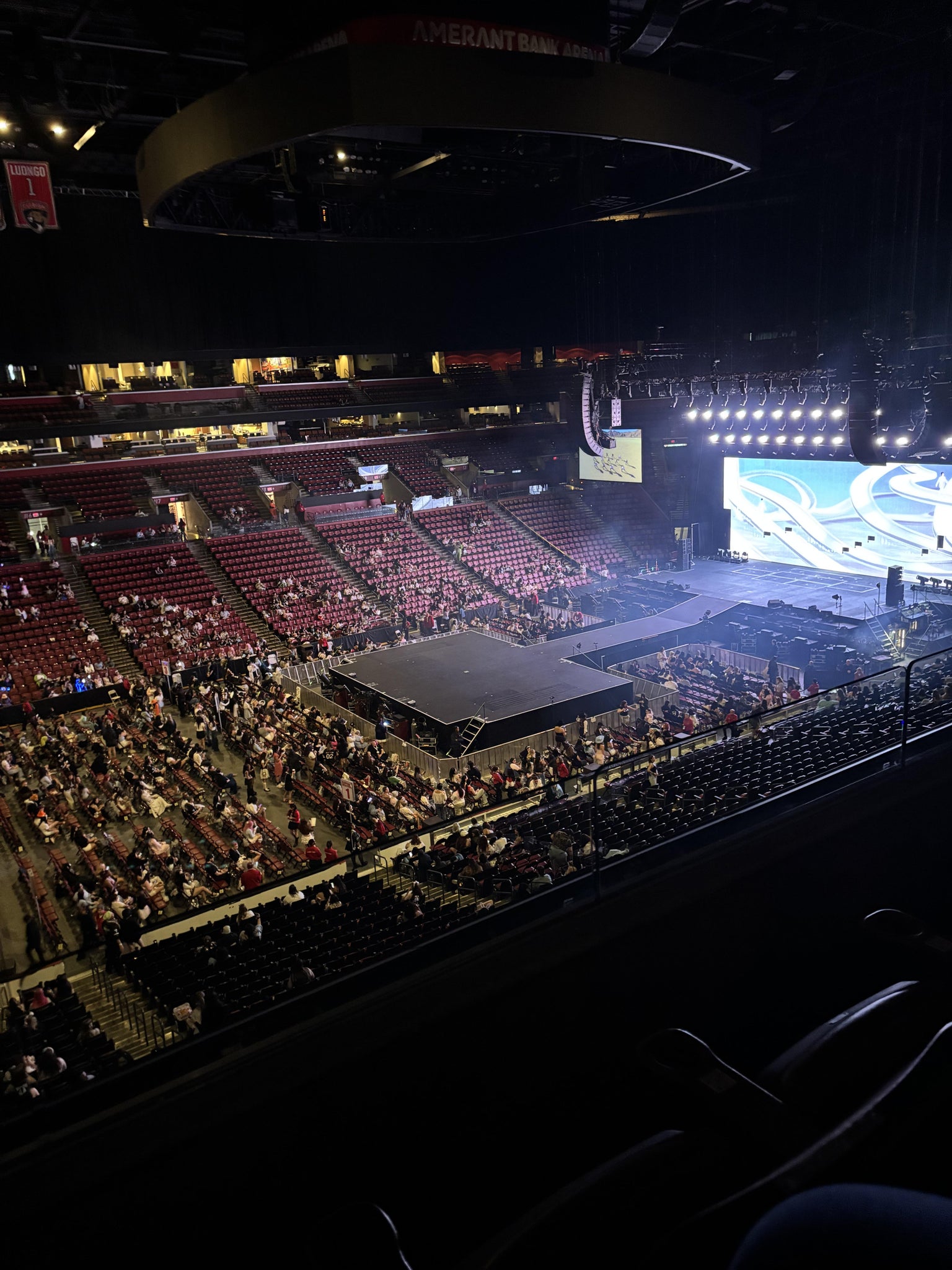 Real Fan View taken from Club 3 at Amerant Bank Arena by Ash U