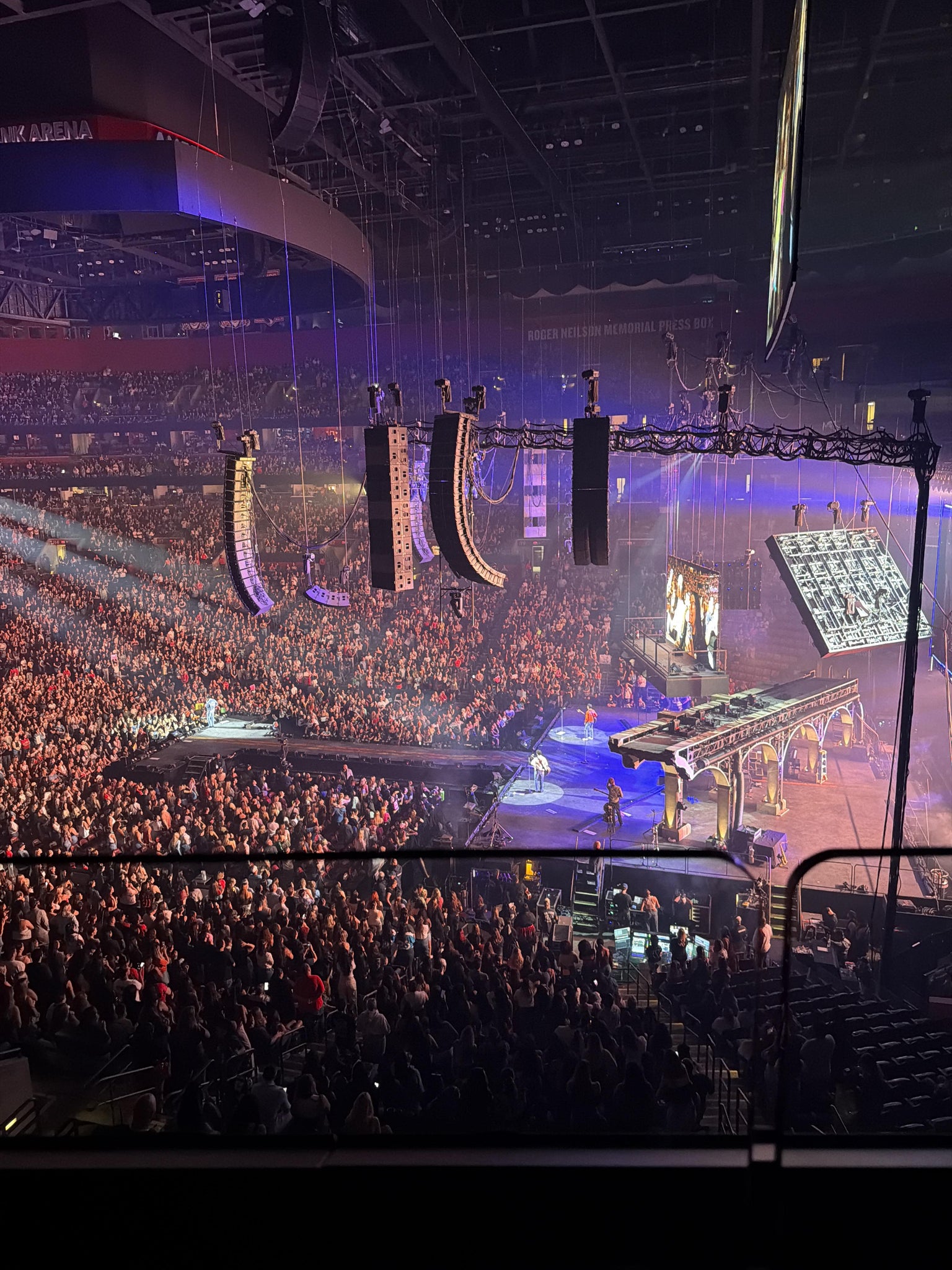 Real Fan View taken from Club 33 at Amerant Bank Arena by Irene D
