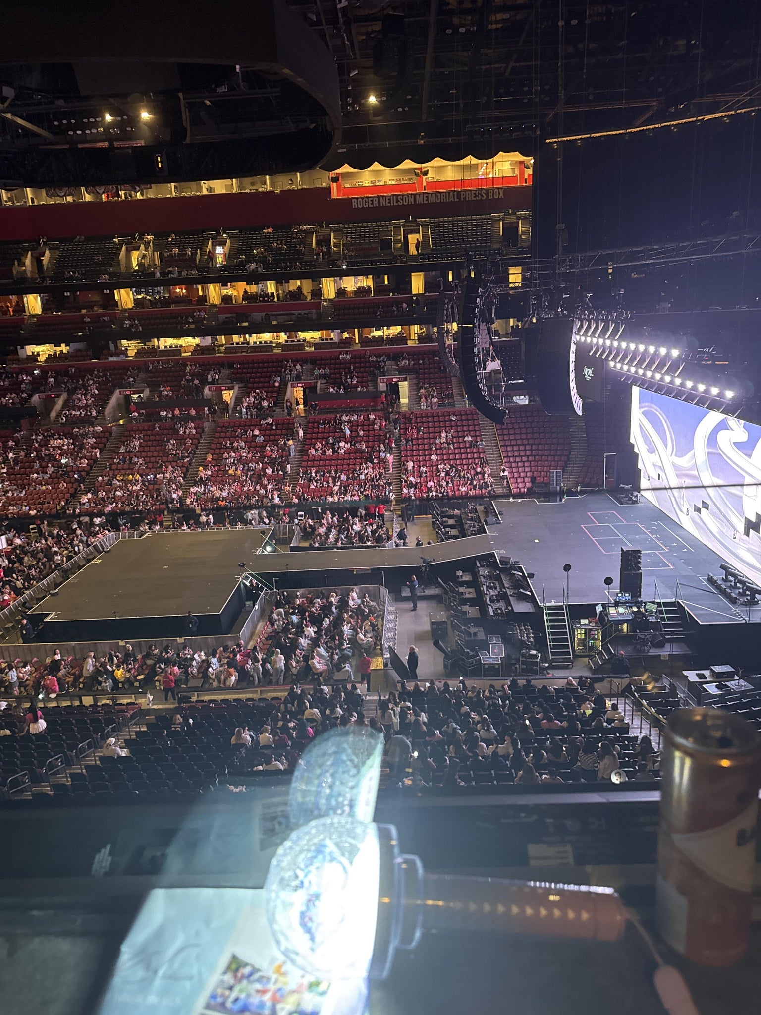 Real Fan View taken from Club 35 at Amerant Bank Arena by Grace F