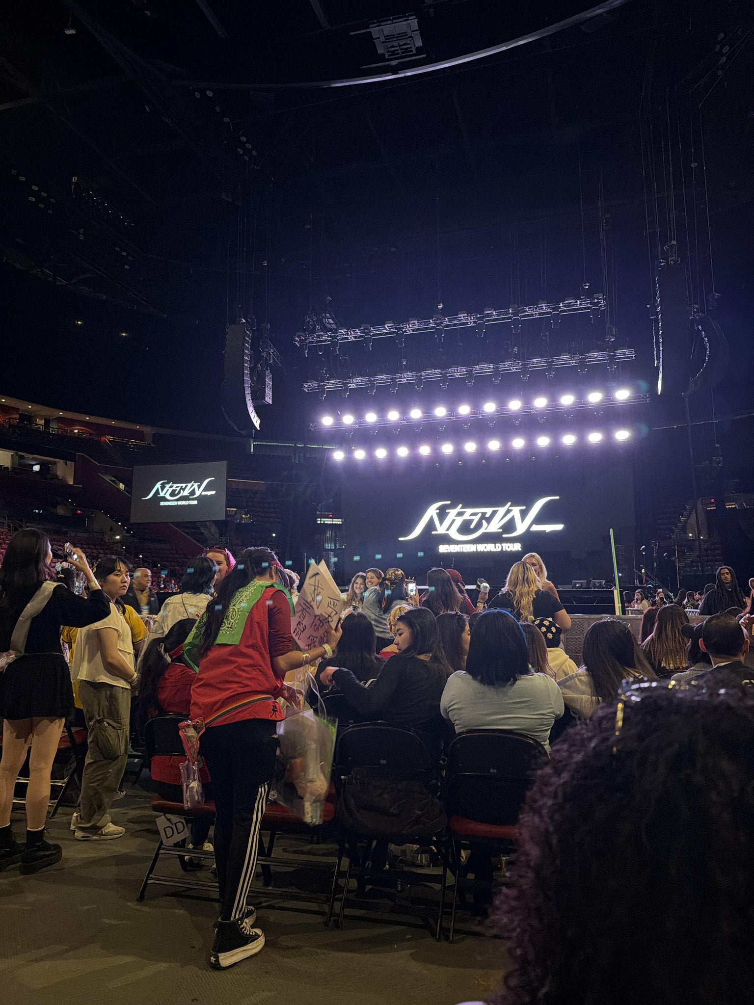 Real Fan View taken from Floor 4 at Amerant Bank Arena by Cossette R