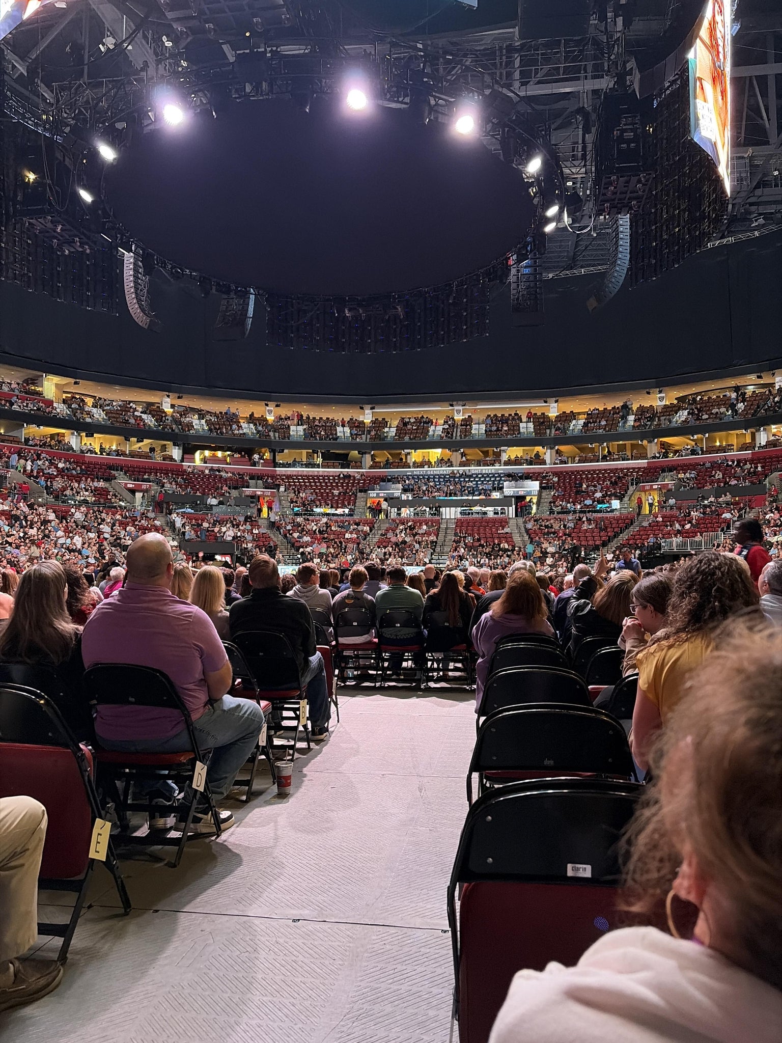 Real Fan View taken from Floor 8 at Amerant Bank Arena by Matthew P