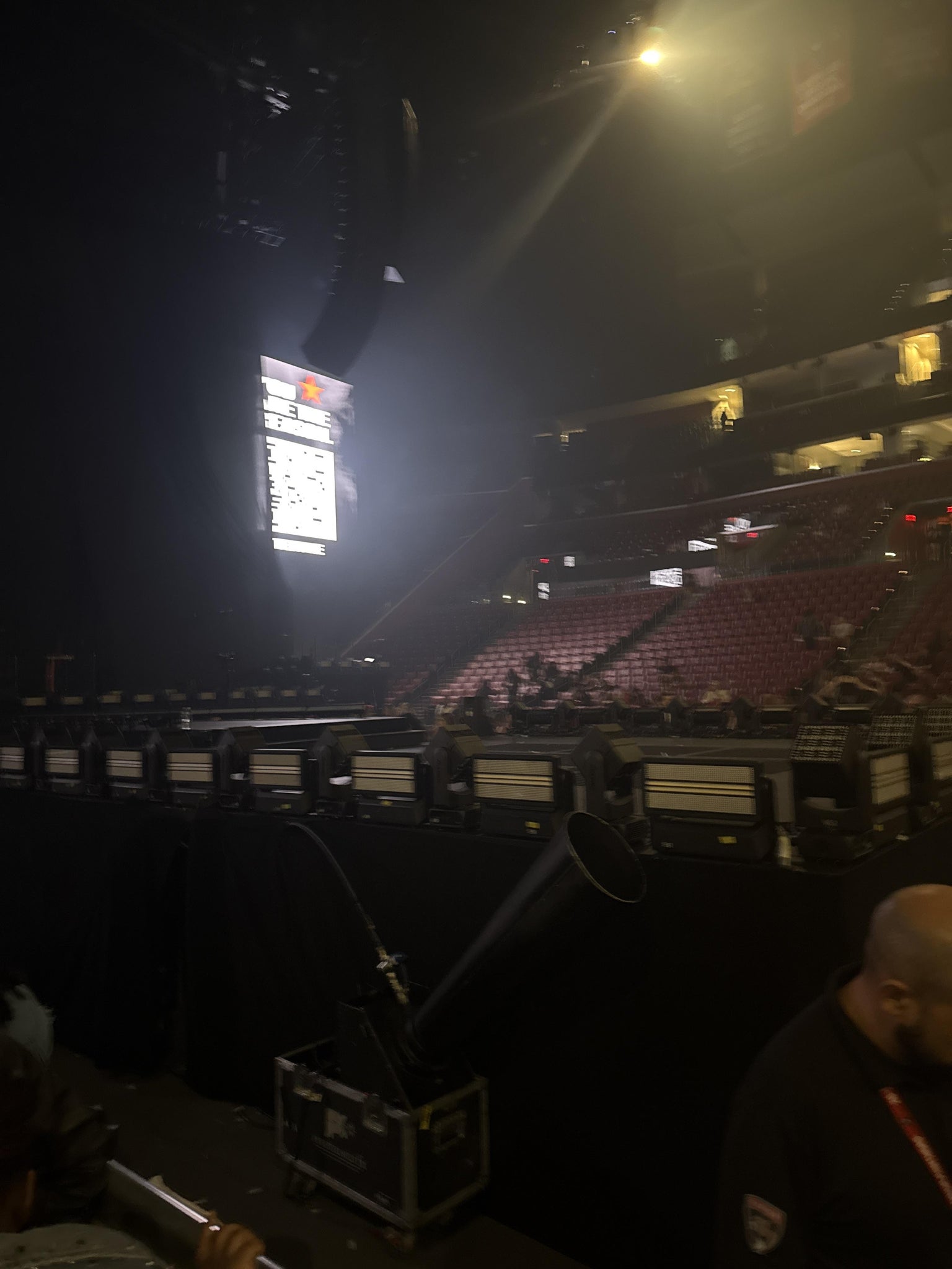 Real Fan View taken from SR GA Floor at Amerant Bank Arena by Mon S