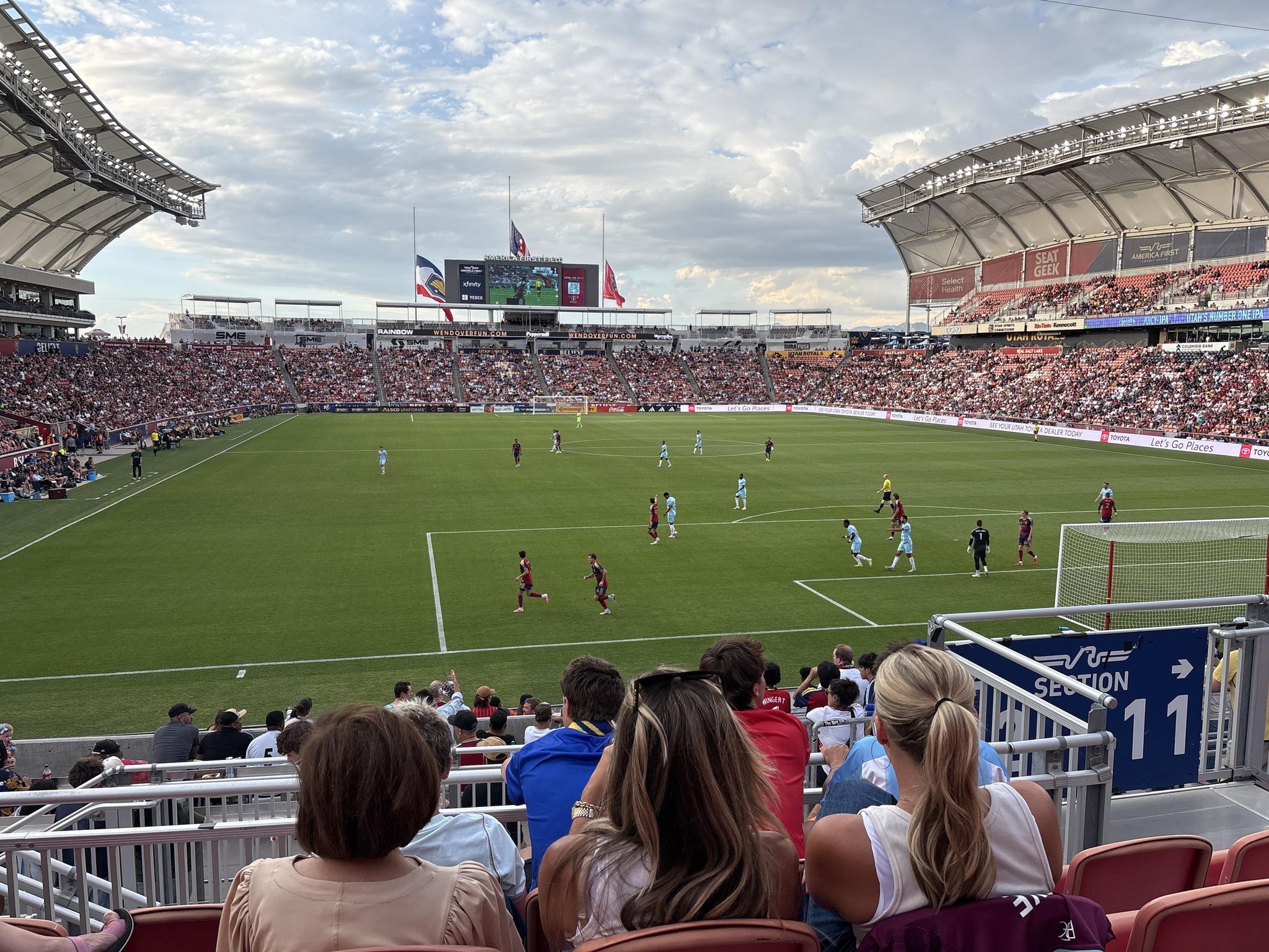 Real Fan View taken from Section 12 at America First Field by Giselle Z