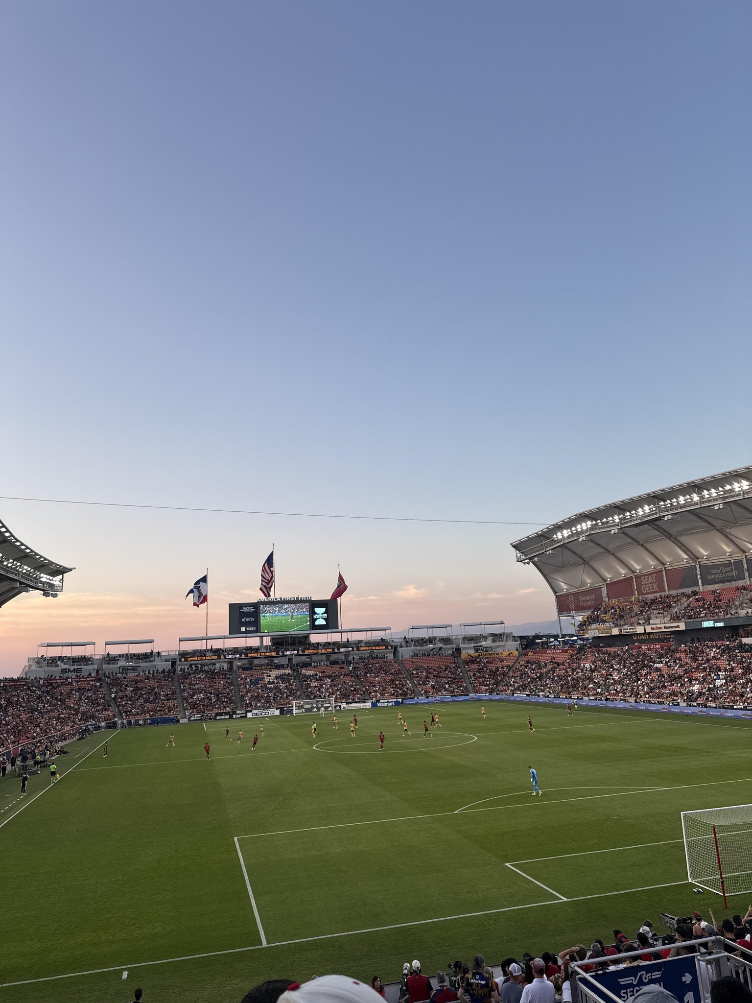 Real Fan View taken from Section 12 at America First Field by Page H