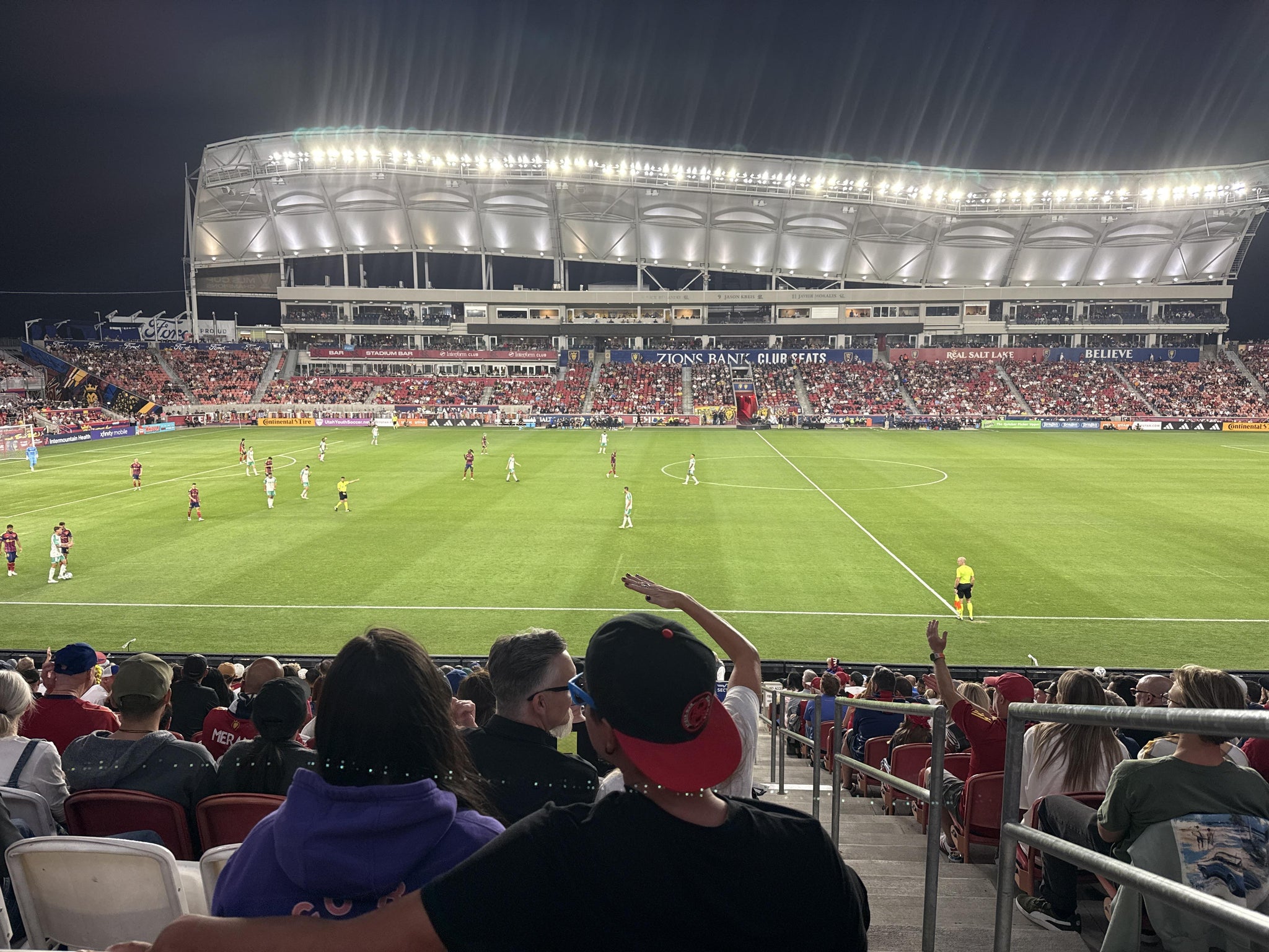 Real Fan View taken from Section 2 at America First Field by Markie H