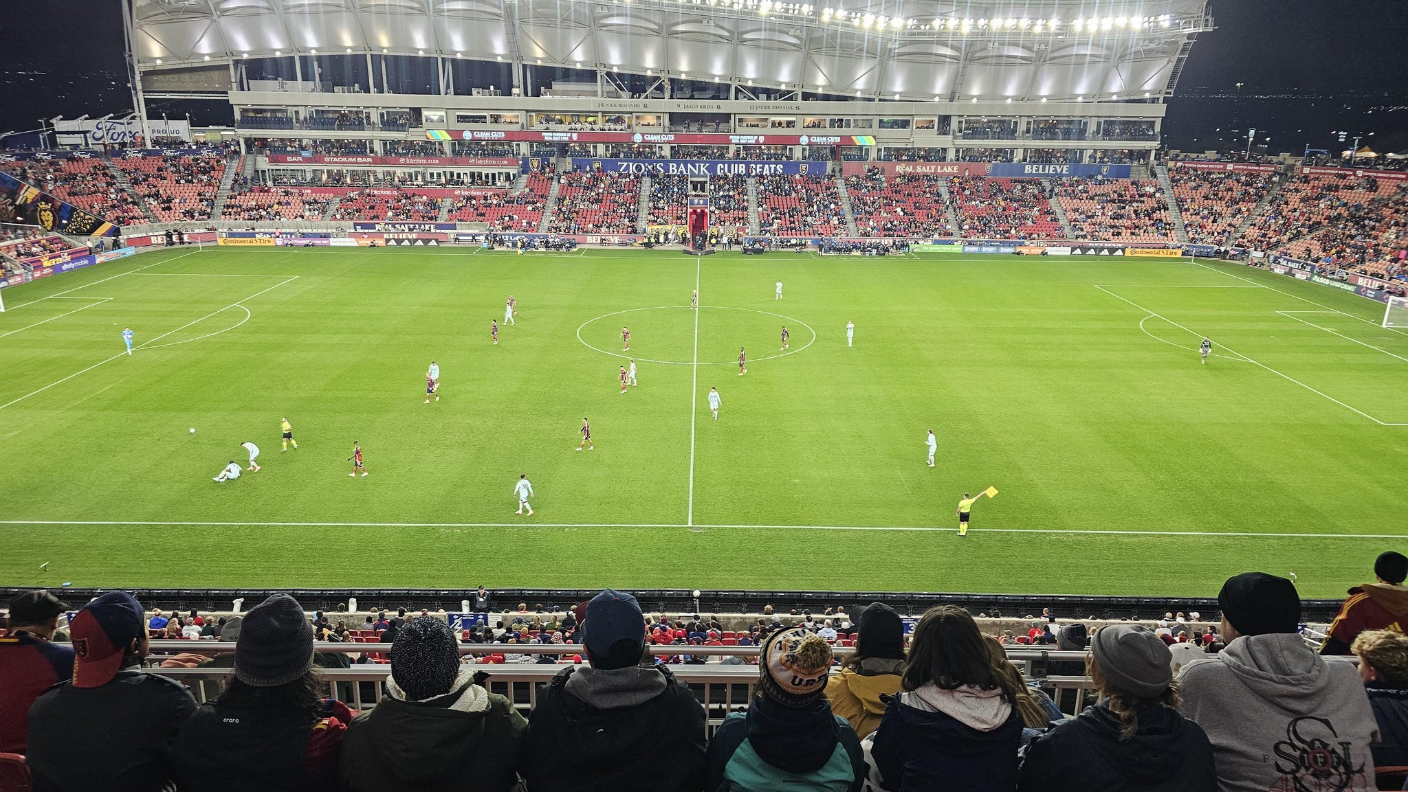 Real Fan View taken from Section 201 at America First Field by David T