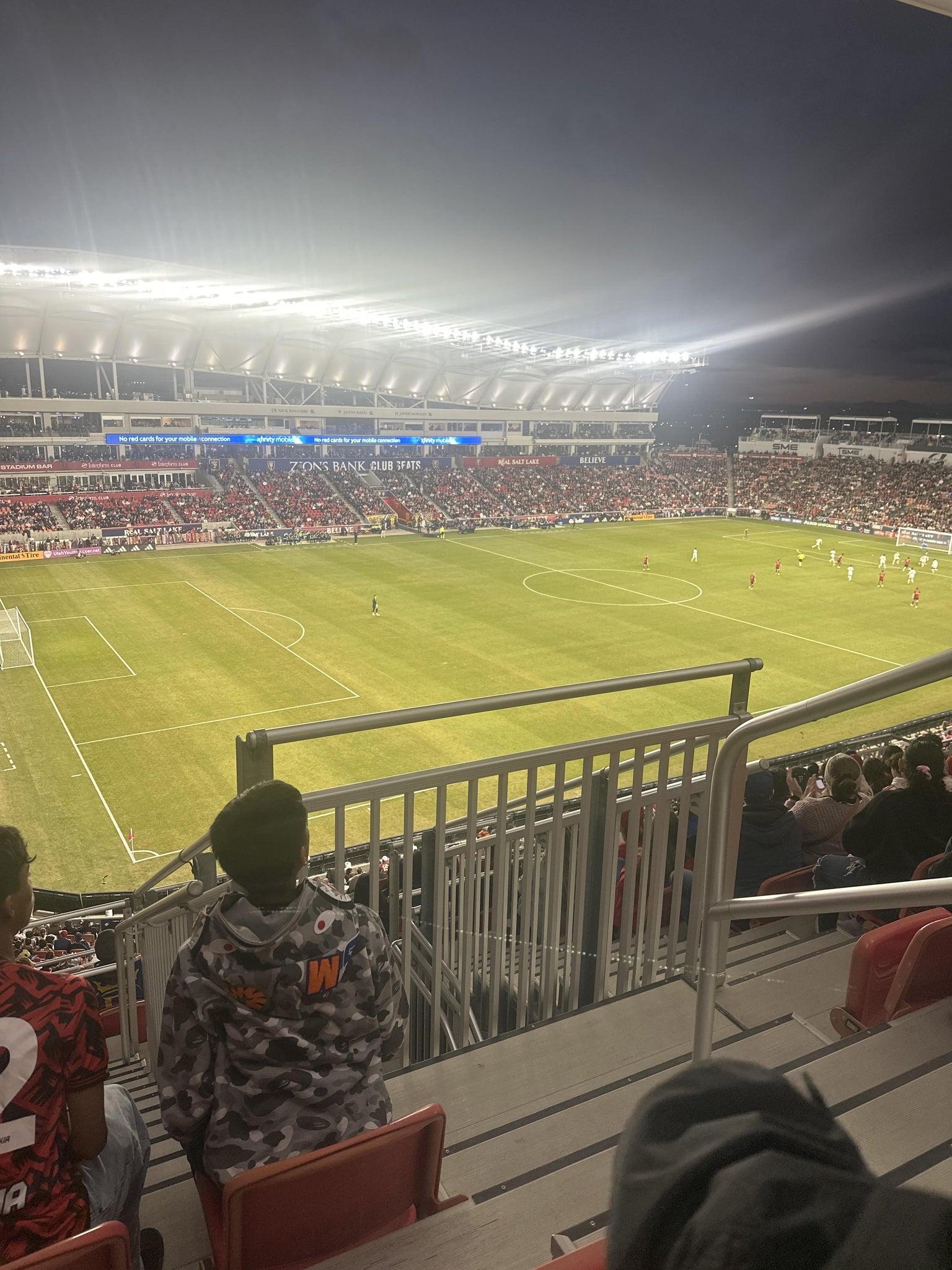 Real Fan View taken from Section 206 at America First Field by Janna D