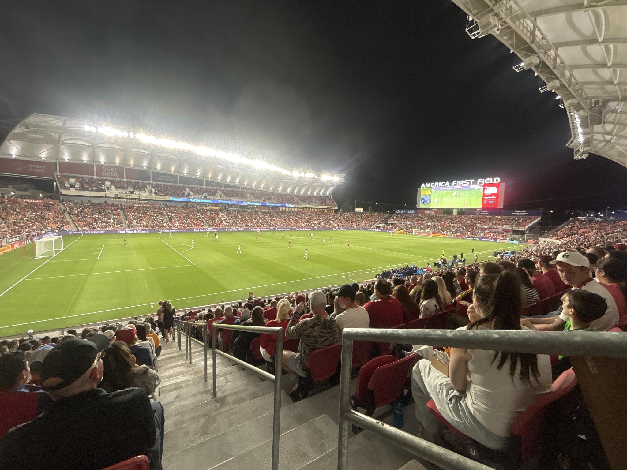 Real Fan View taken from Section 23 at America First Field by Anonymous User