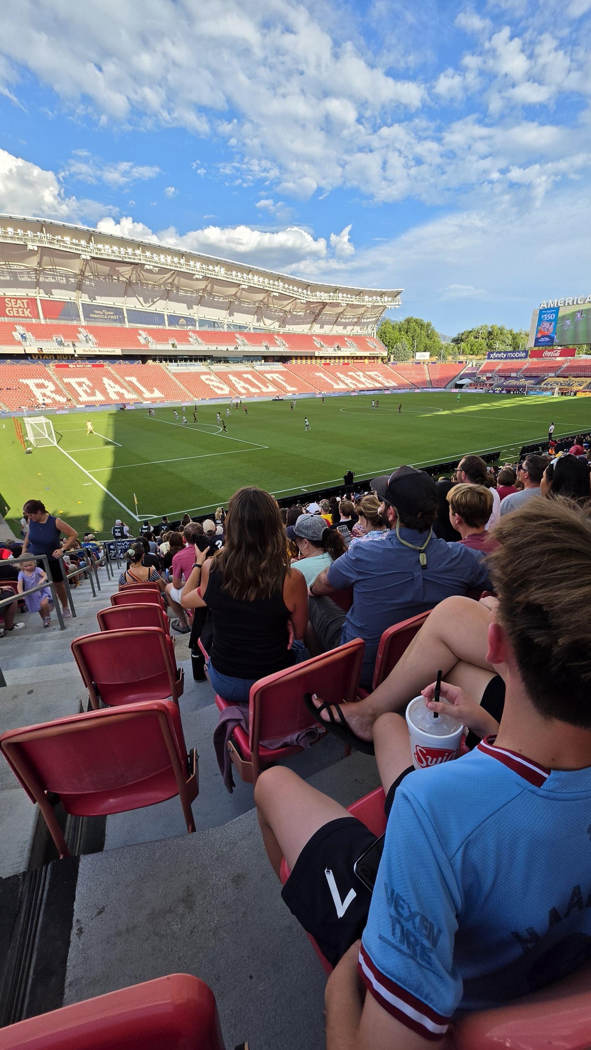 Real Fan View taken from Section 23 at America First Field by Nathan H
