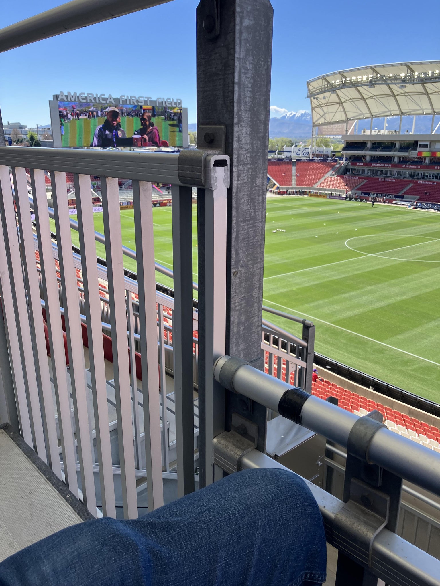 Real Fan View taken from Section 235 at America First Field by Dan T
