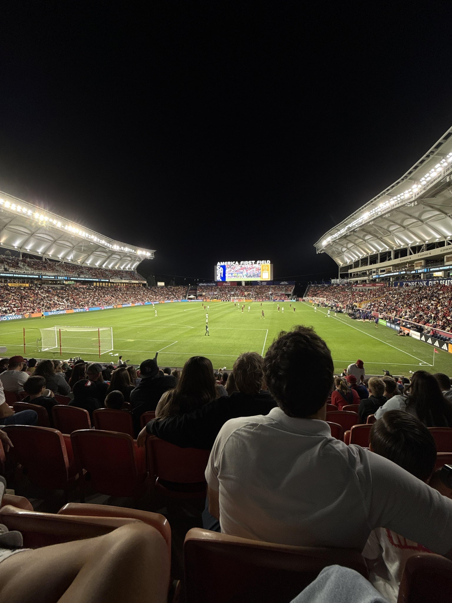Real Fan View taken from Section 27 at America First Field by Alexis Z
