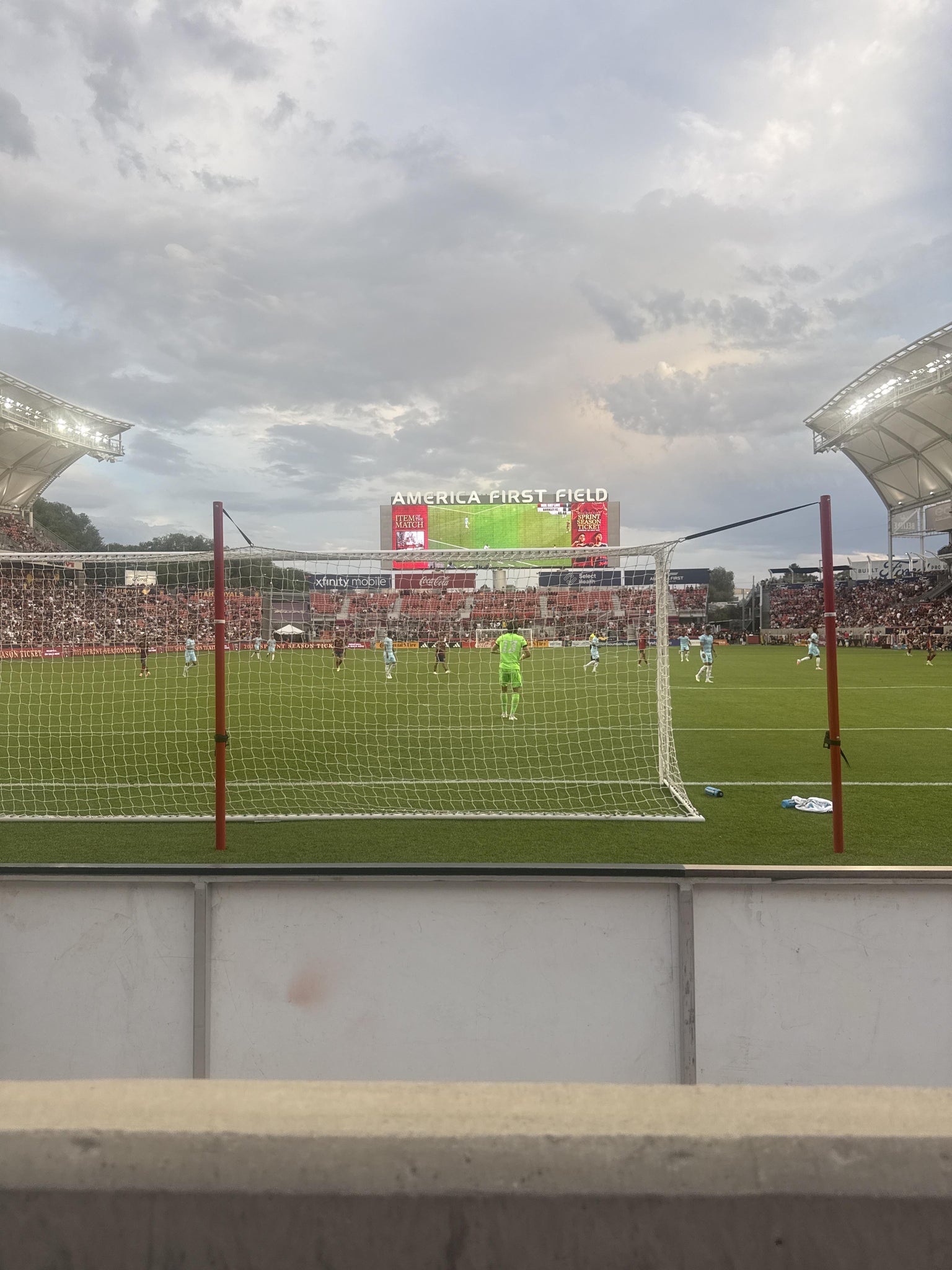 Real Fan View taken from Section 28 at America First Field by Brandon O