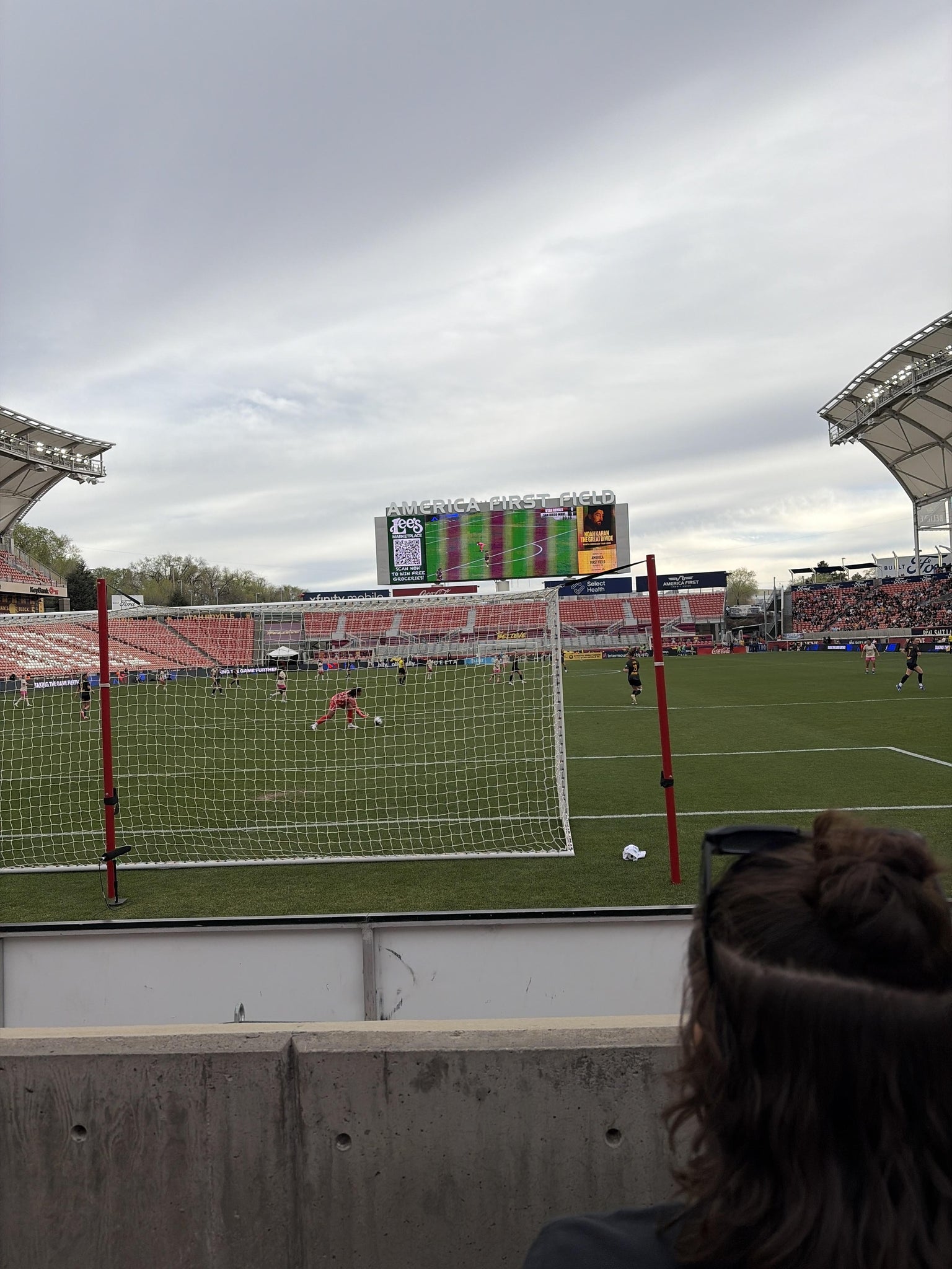 Real Fan View taken from Section 28 at America First Field by Jessica B