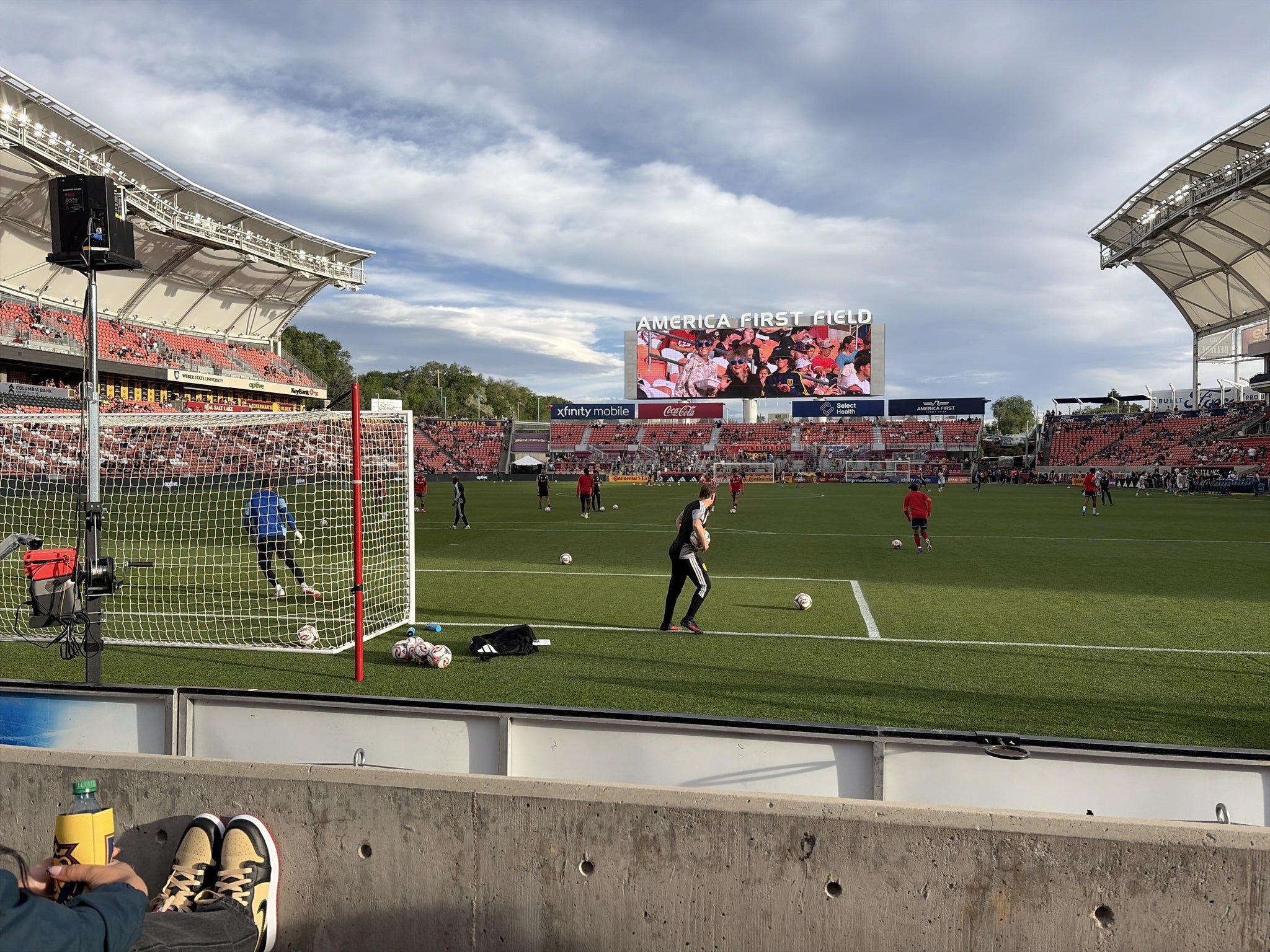 Real Fan View taken from Section 28 at America First Field by Caleb L