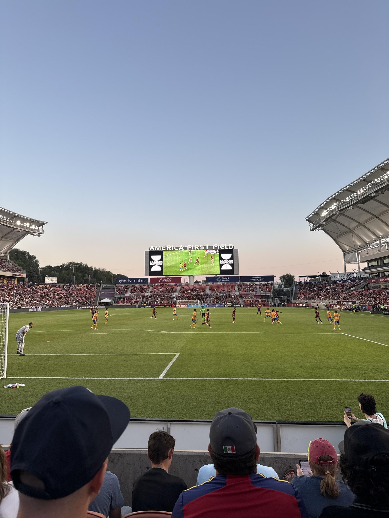 Real Fan View taken from Section 28 at America First Field by Andrea R