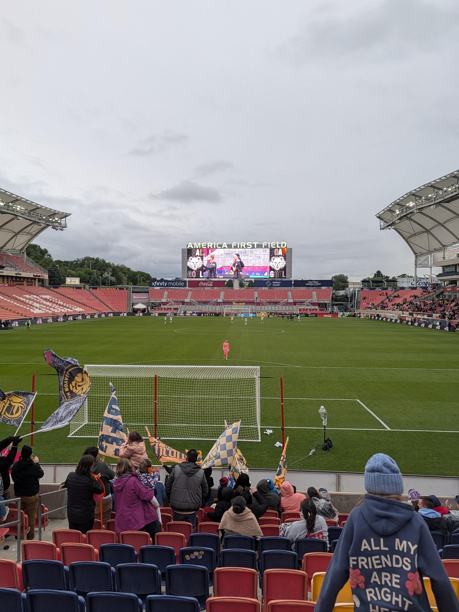 Real Fan View taken from Section 28 at America First Field by Candice C