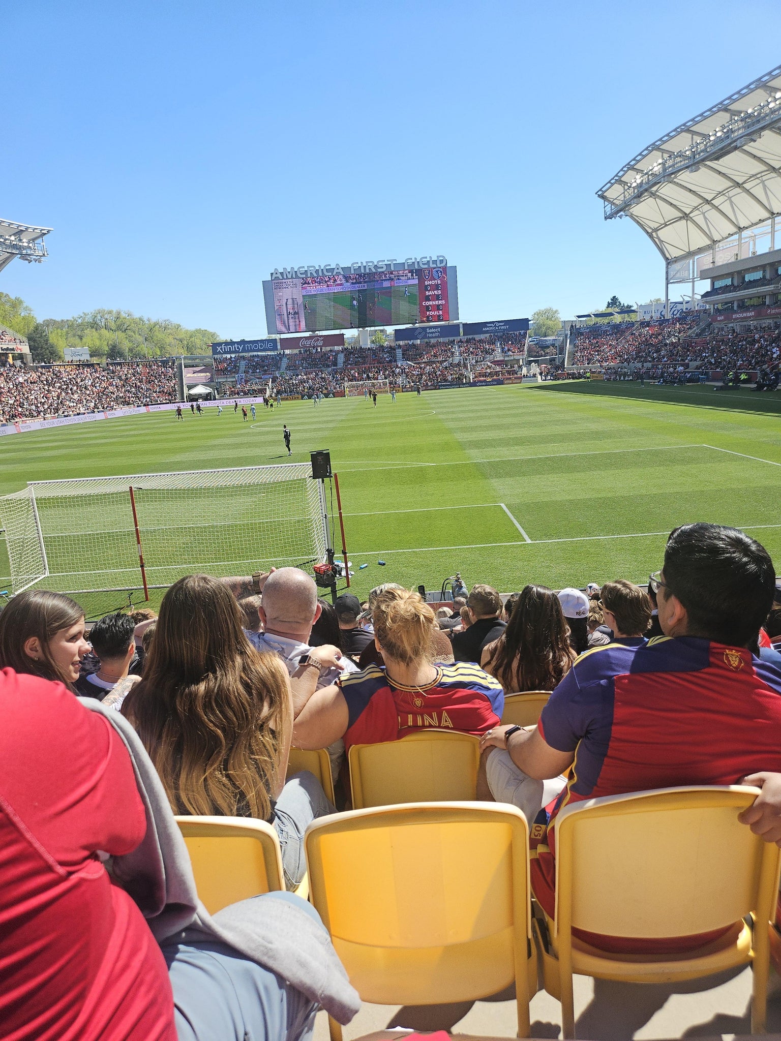 Real Fan View taken from Section 28 at America First Field by Andrea A