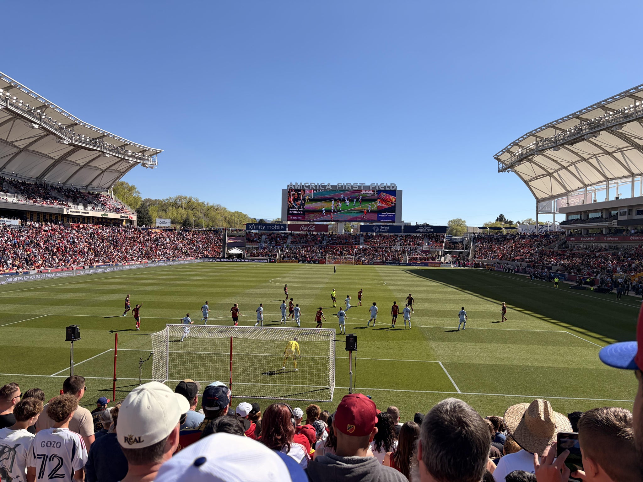Real Fan View taken from Section 28 at America First Field by Shelly J