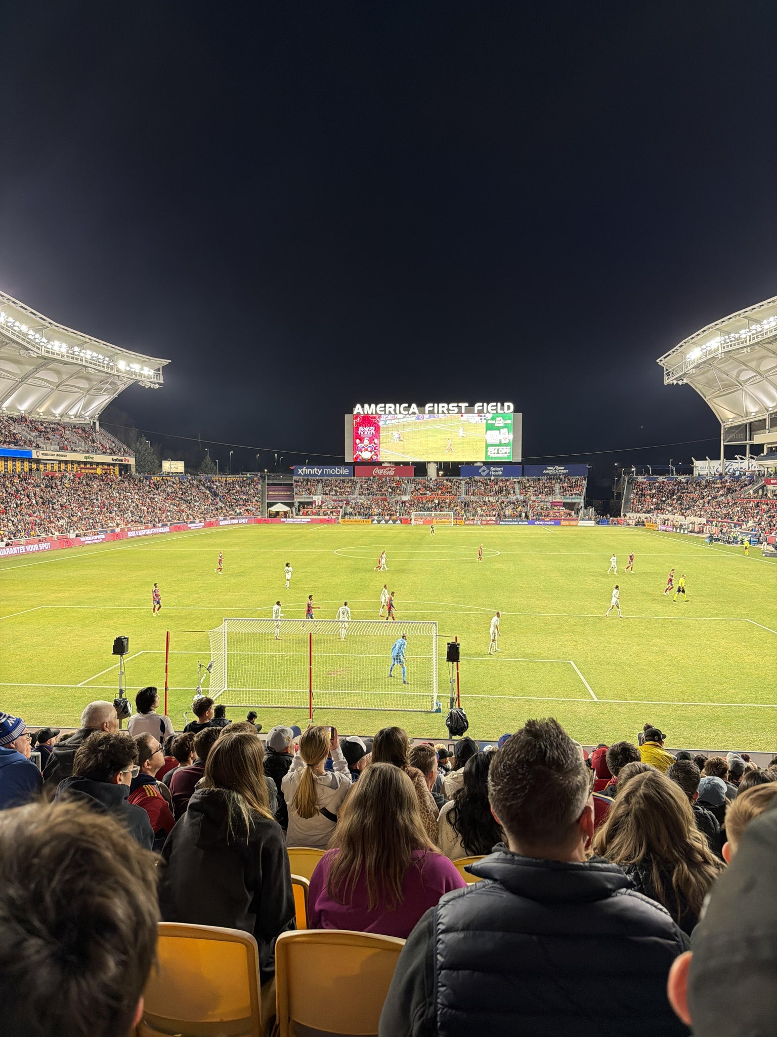 Real Fan View taken from Section 28 at America First Field by Anonymous User