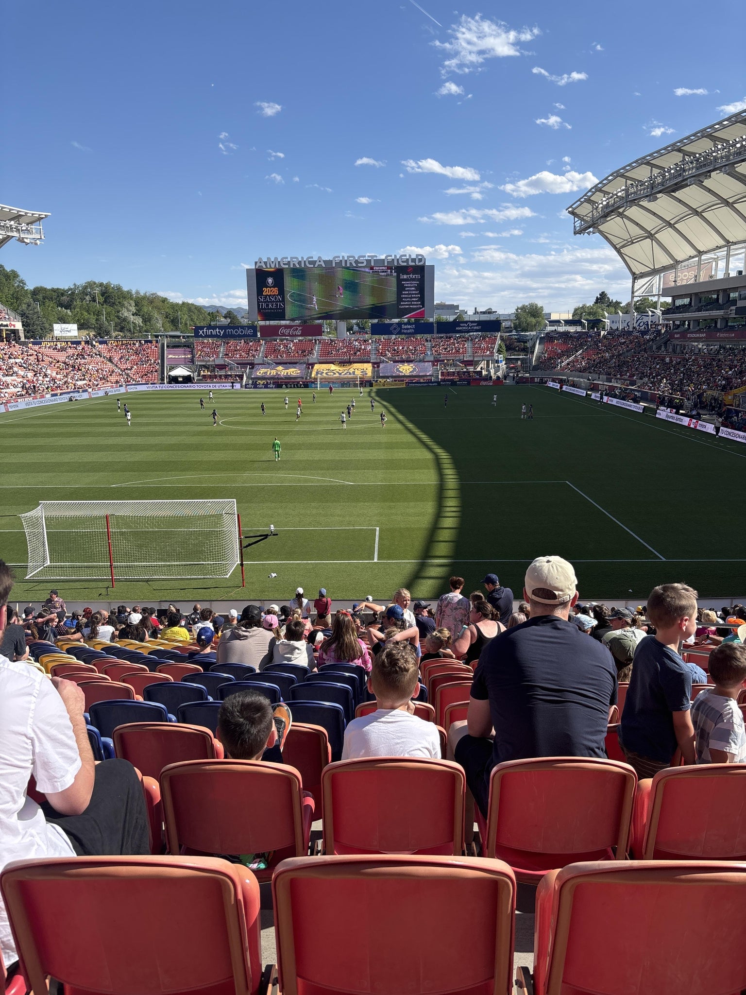 Real Fan View taken from Section 28 at America First Field by Dustin F